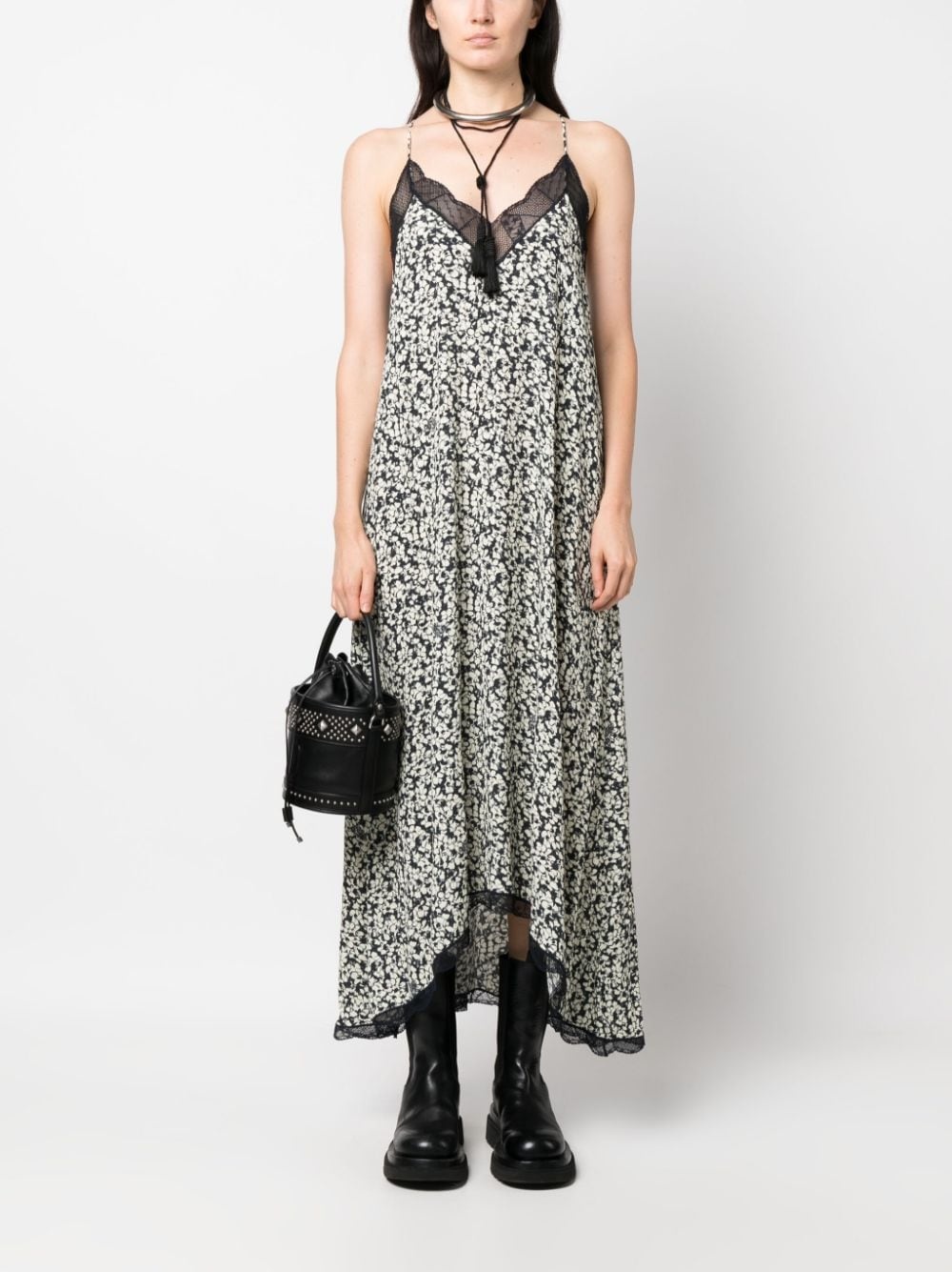 Risty floral-print midi dress - 2