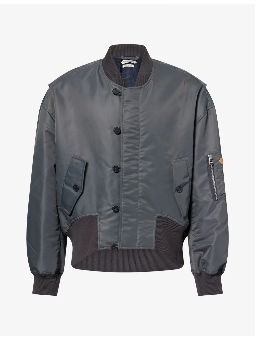 Oversized Shell Bomber Jacket - 1