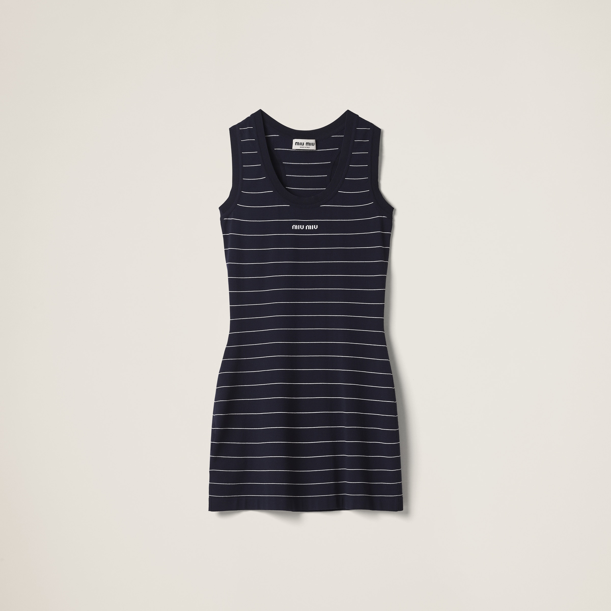 Viscose mini-dress - 1