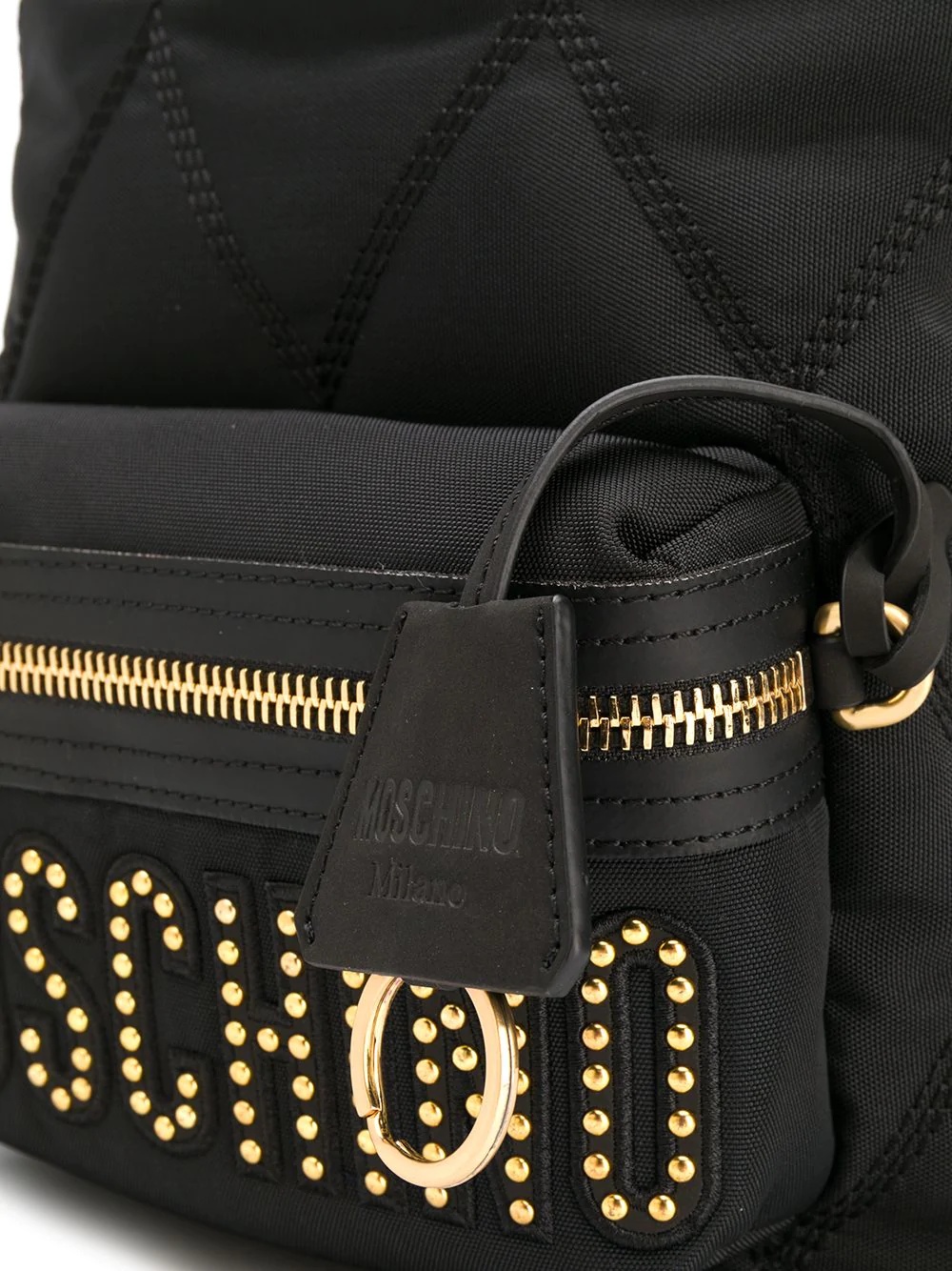 studded logo backpack - 4