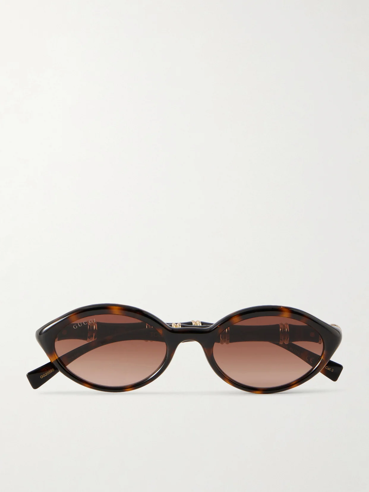 Bamboo Round-frame Acetate Sunglasses - 1
