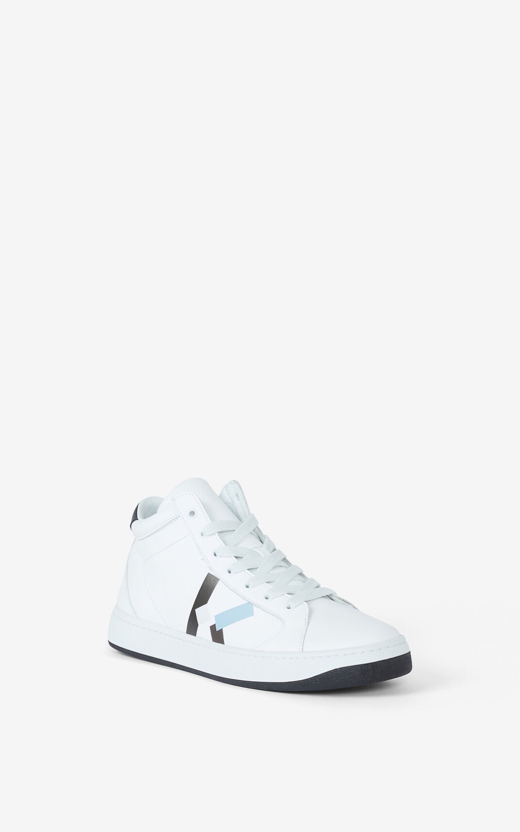 KENZO Kourt leather high-top trainers - 2