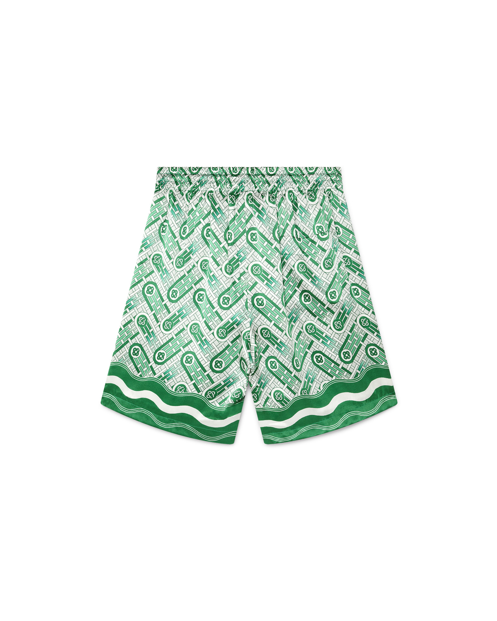Ping Pong Monogram Silk Shorts - 2