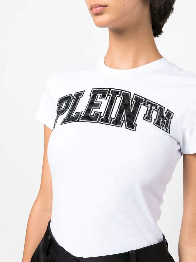 Sexy Pure Crystal embellished T-shirt 5