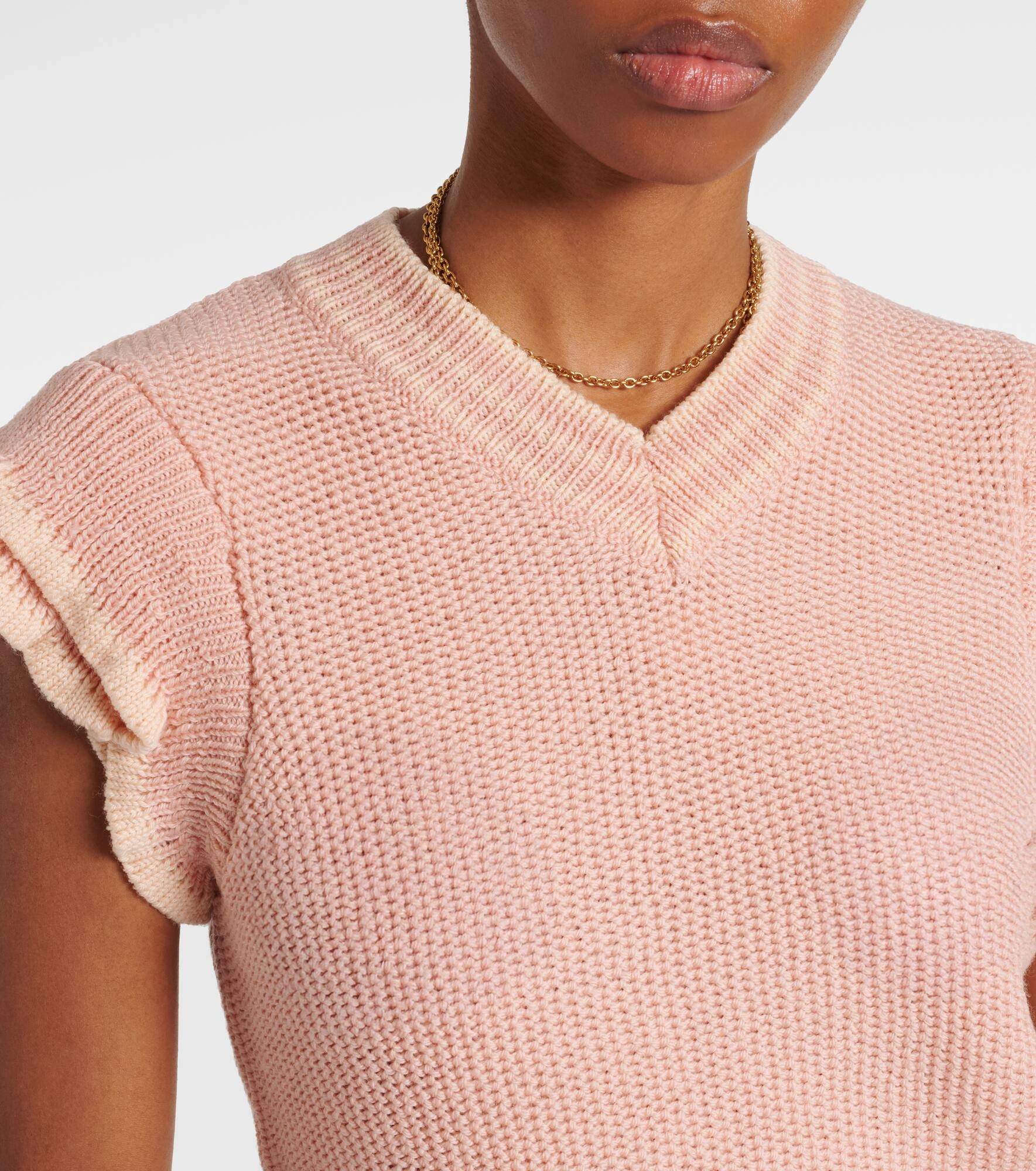 Ruffled wool top - 4