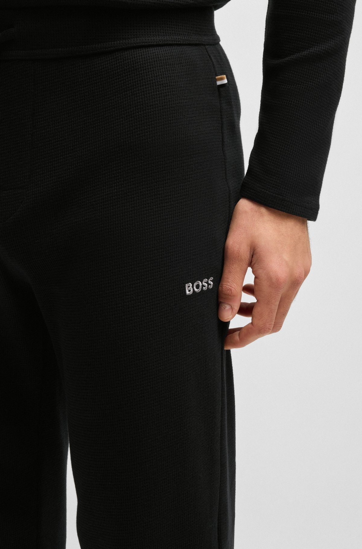 WAFFLE PAJAMA BOTTOMS IN COTTON - 5