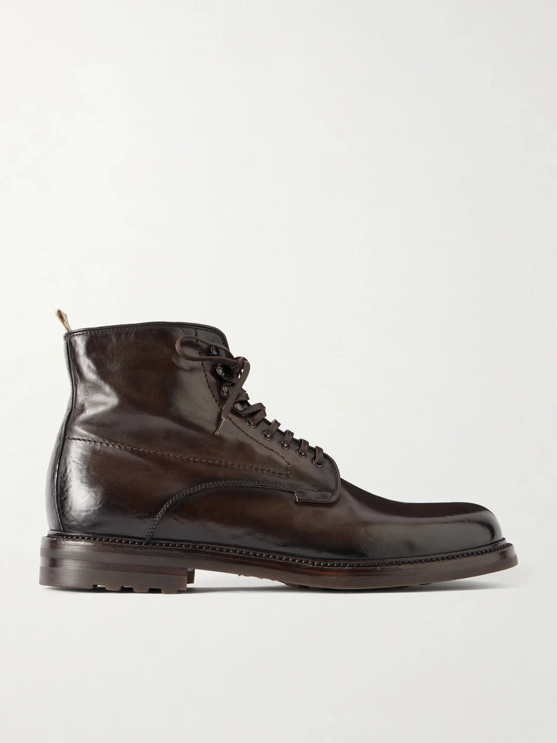 Aston 003 Lace-Up Leather Boots - 1