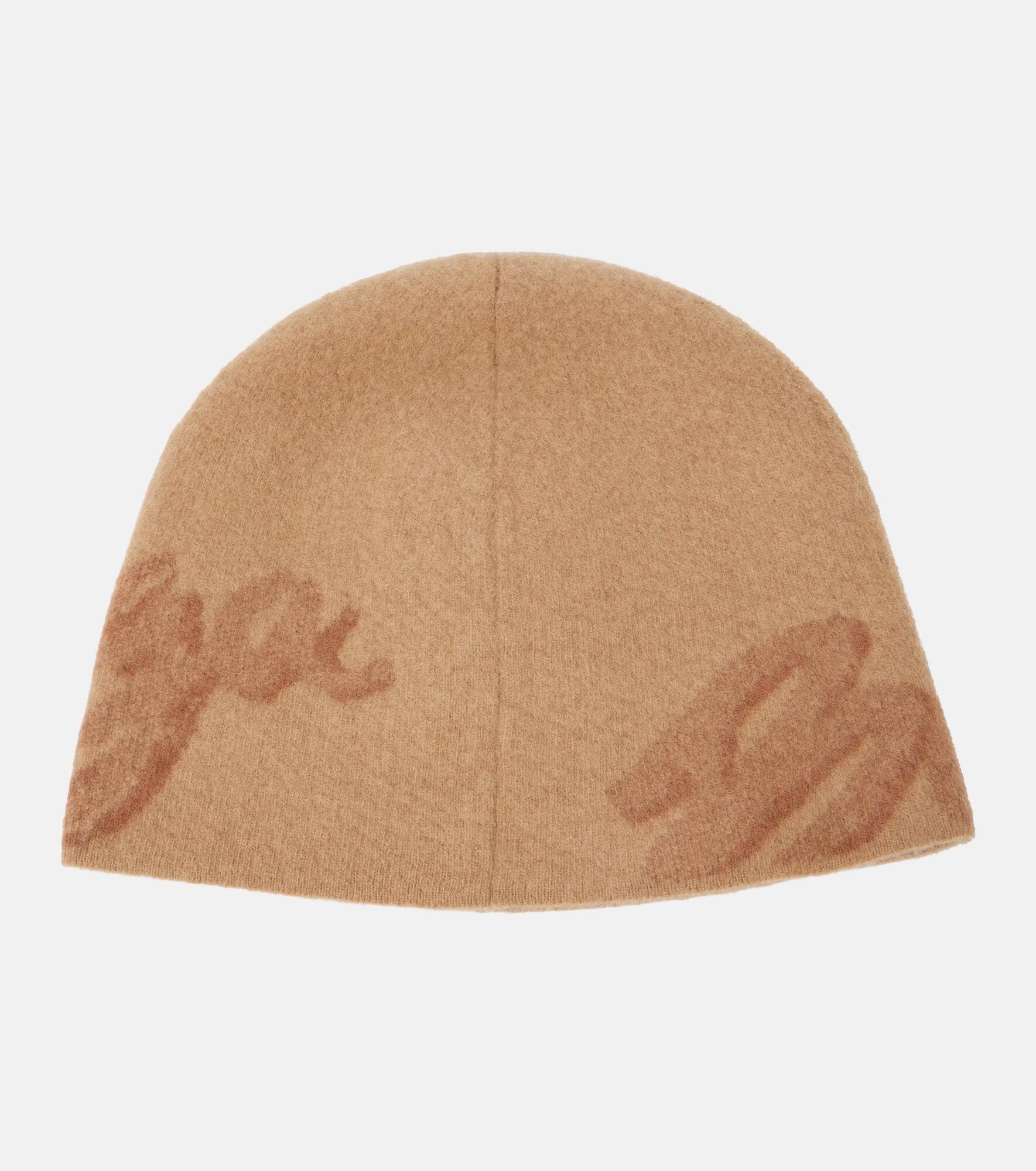 Logo wool and cashmere beanie - 3