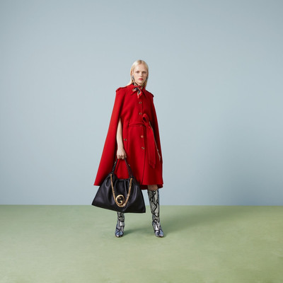 GUCCI Wool coat with cape sleeves outlook