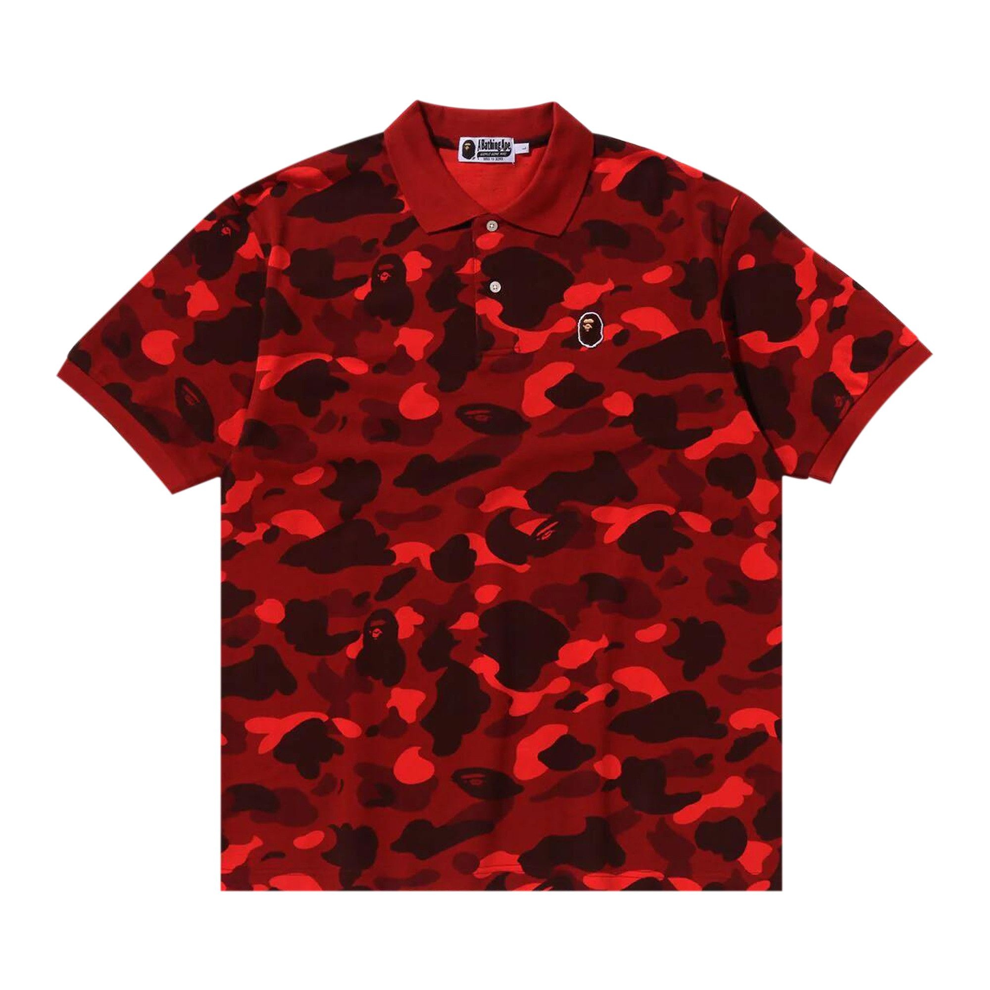 Bape shirt red best sale