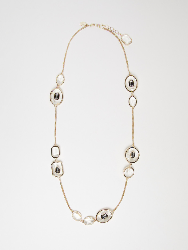 VASAIO Stone-embellished double-strand necklace 1