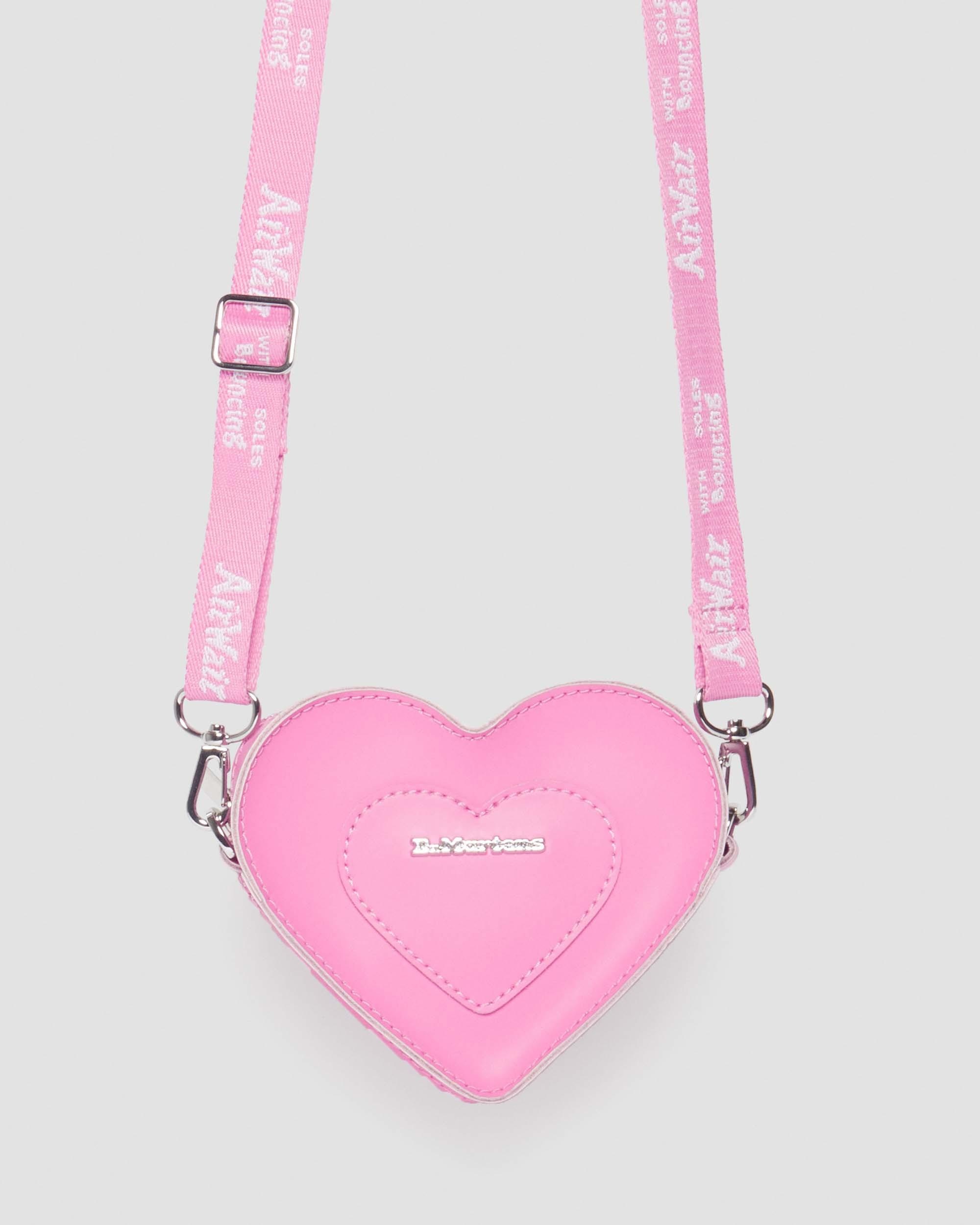 Mini Heart Shaped Leather Bag - 4