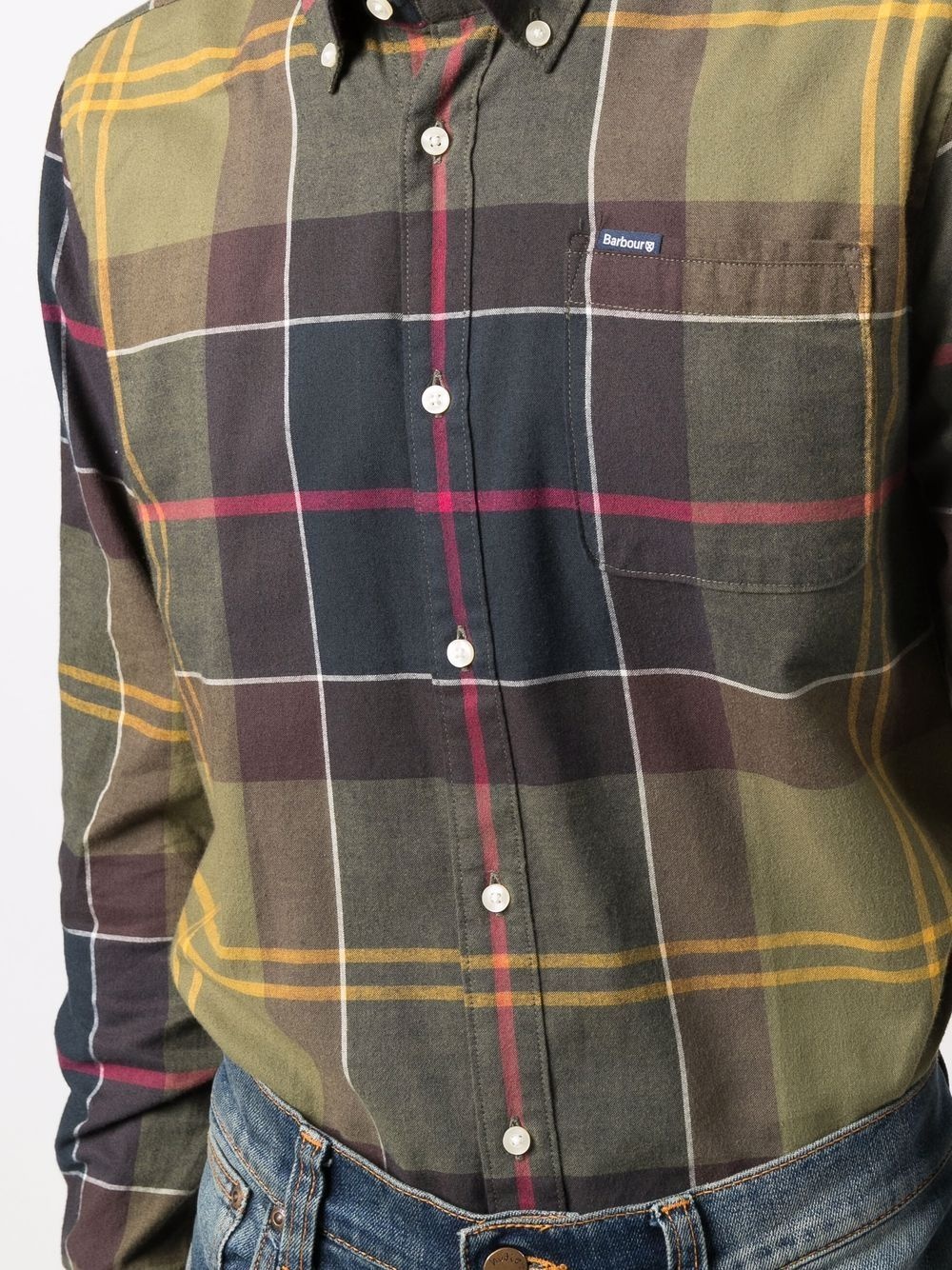 checked cotton shirt - 5