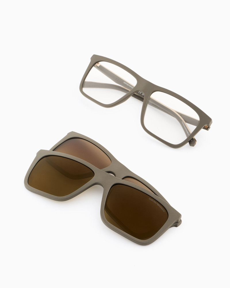 EMPORIO ARMANI MEN’S SQUARE SUNGLASSES outlook