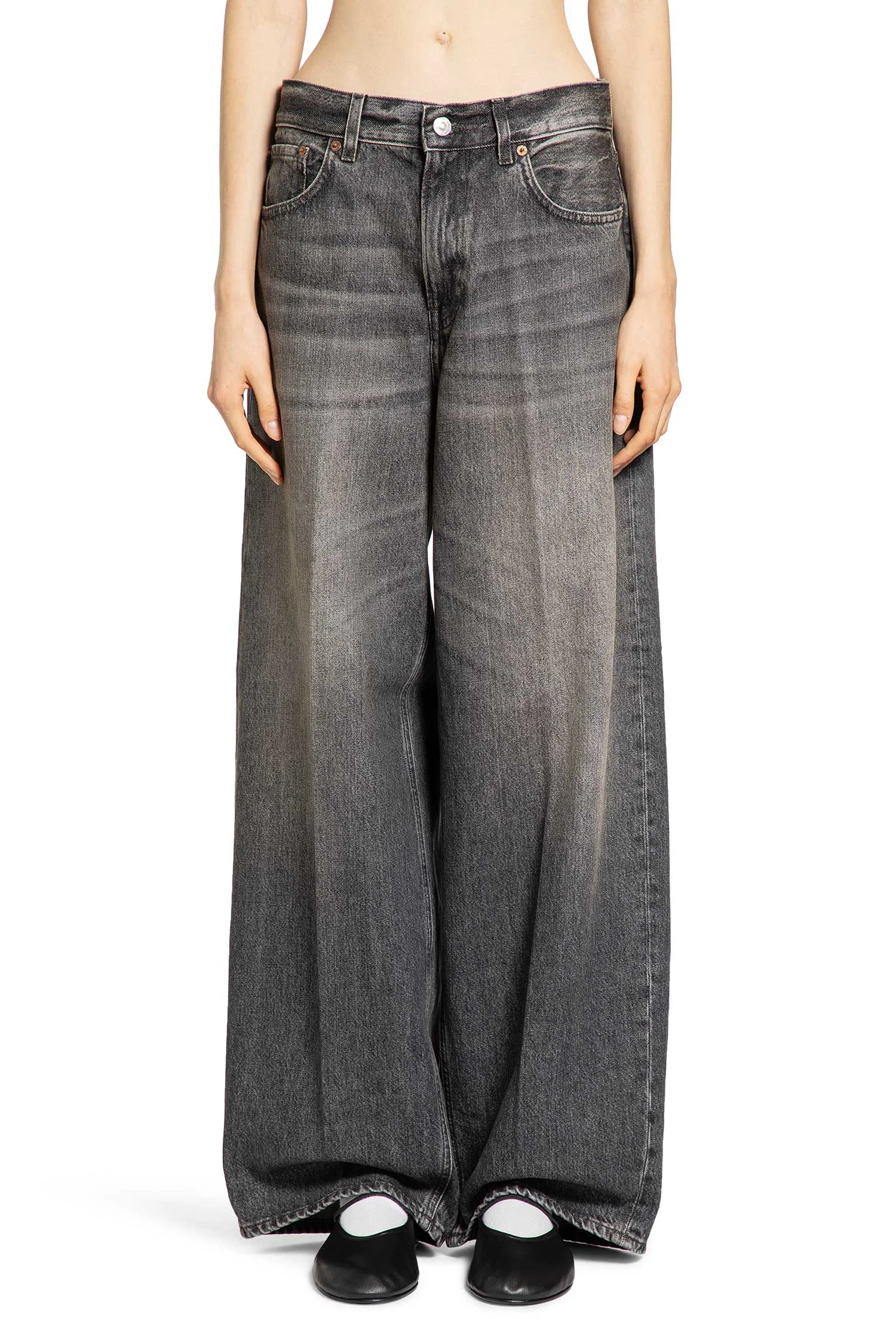 6397 Woman Grey Jeans - 1
