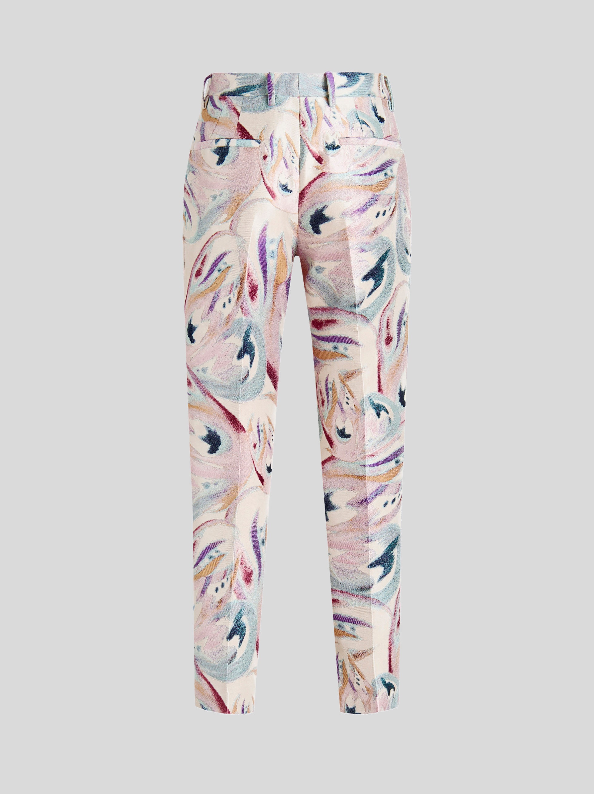 TAILORED JACQUARD TROUSERS WITH BUTTERFLY PATTERNS - 5