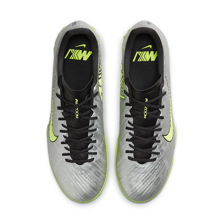 Nike Zoom Vapor 15 Academy TF Turf 'Metallic Silver Volt' FB8396-060 - 4
