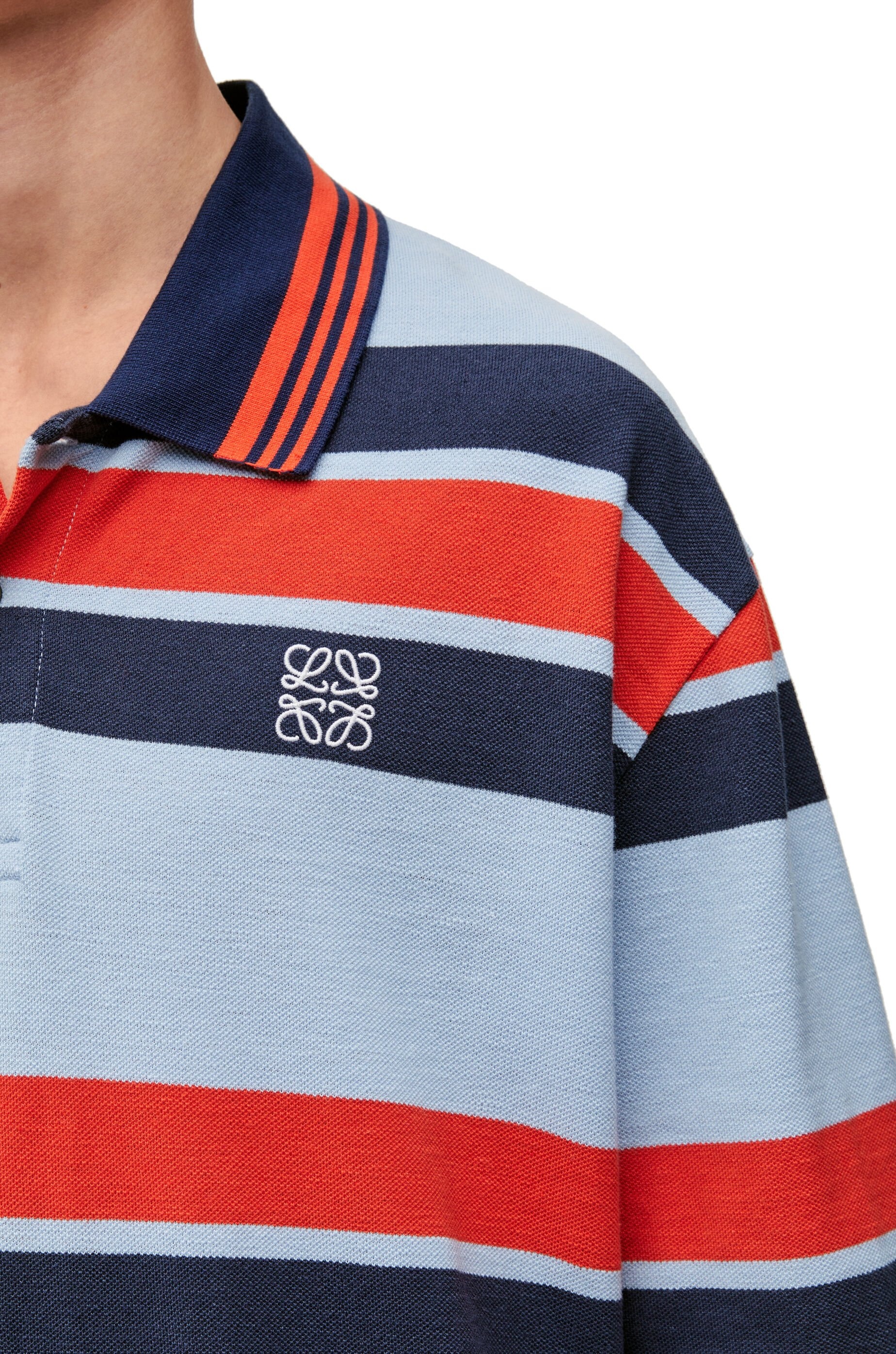 Loewe Oversized fit Polo in cotton and linen | REVERSIBLE
