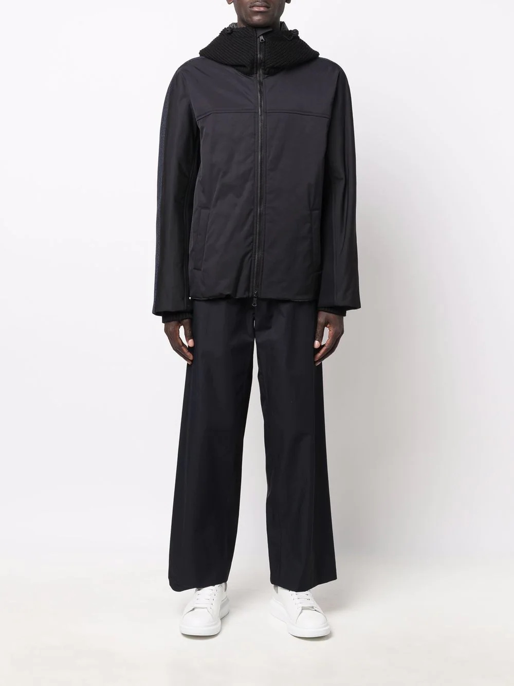 panelled padded jacket - 2