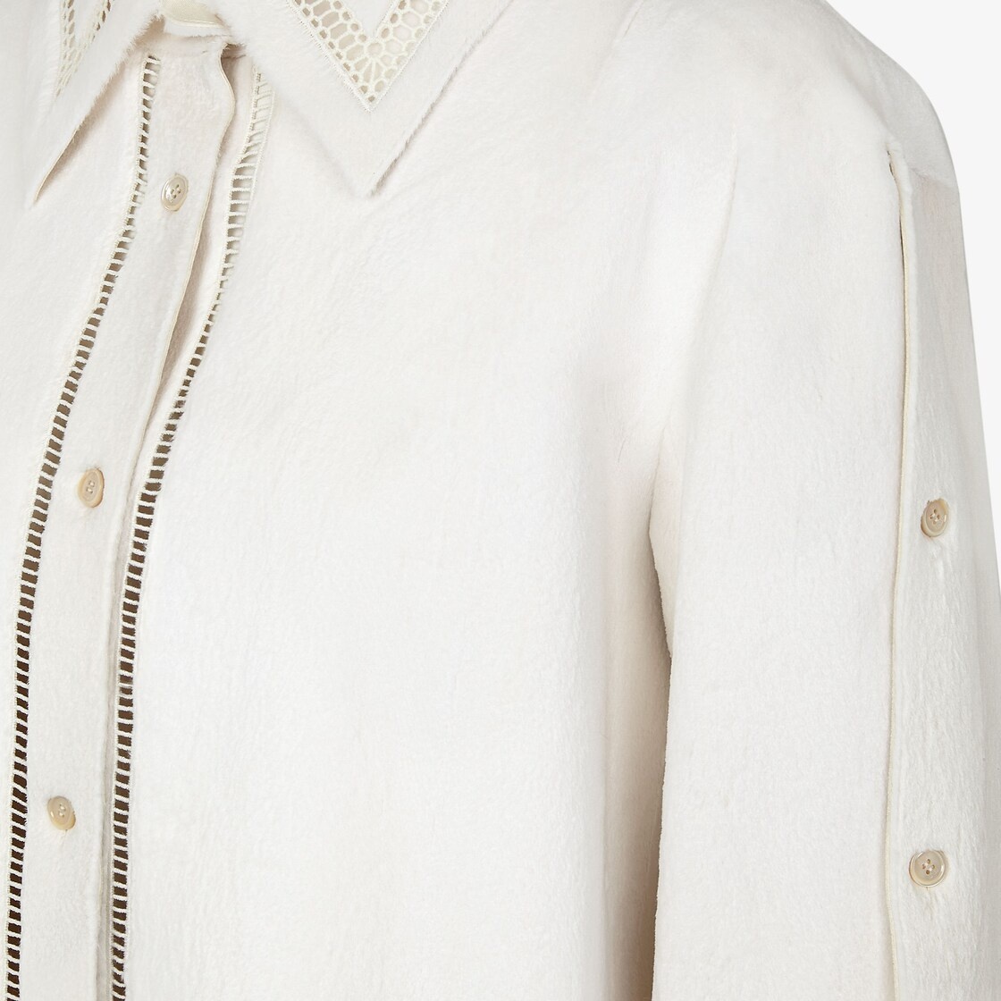 White mink shirt - 3