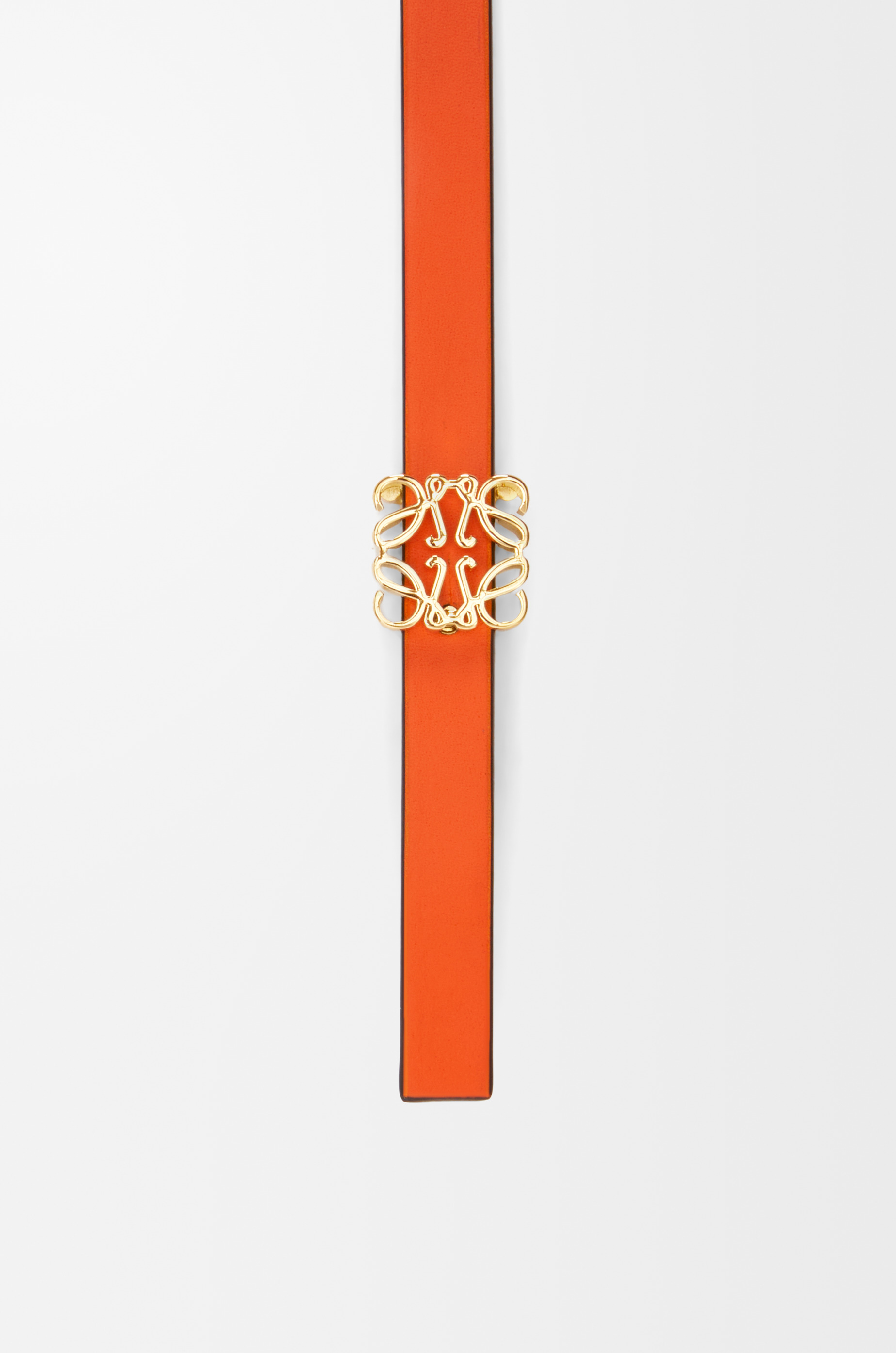 Reversible Anagram cube belt in smooth calfskin - 4