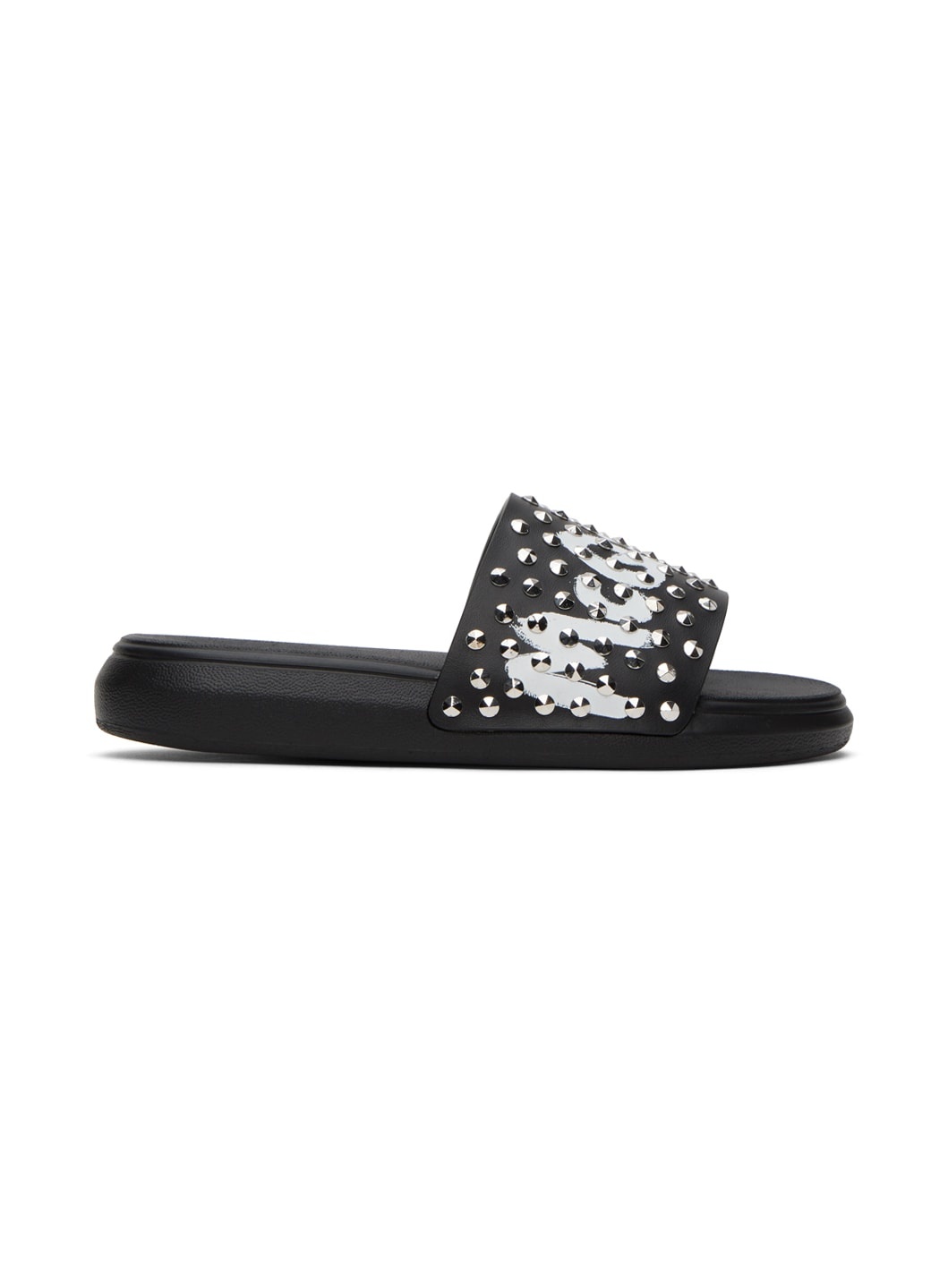 Black Graffiti Slides - 1