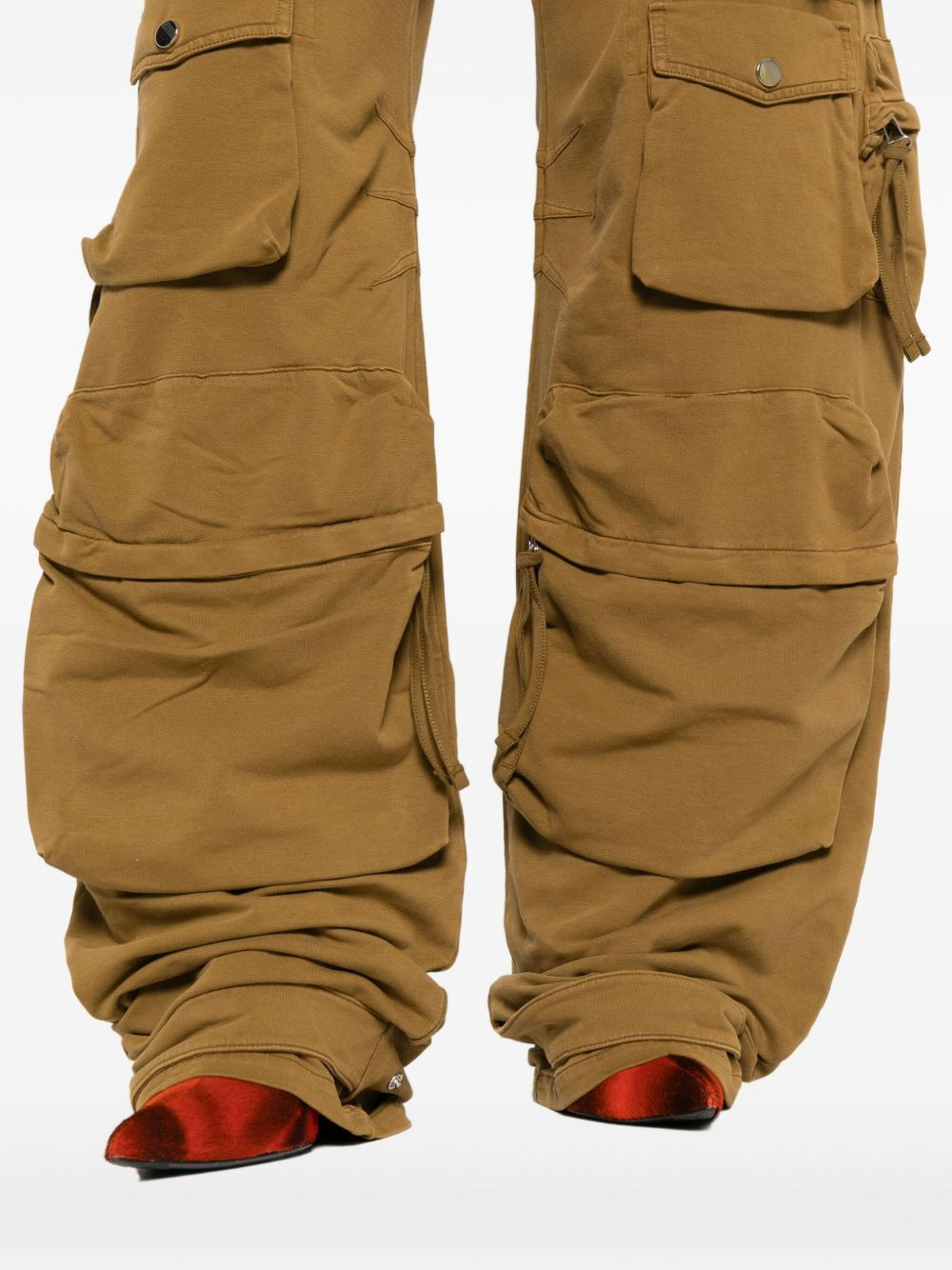 multi-pocket drawstring trousers - 5