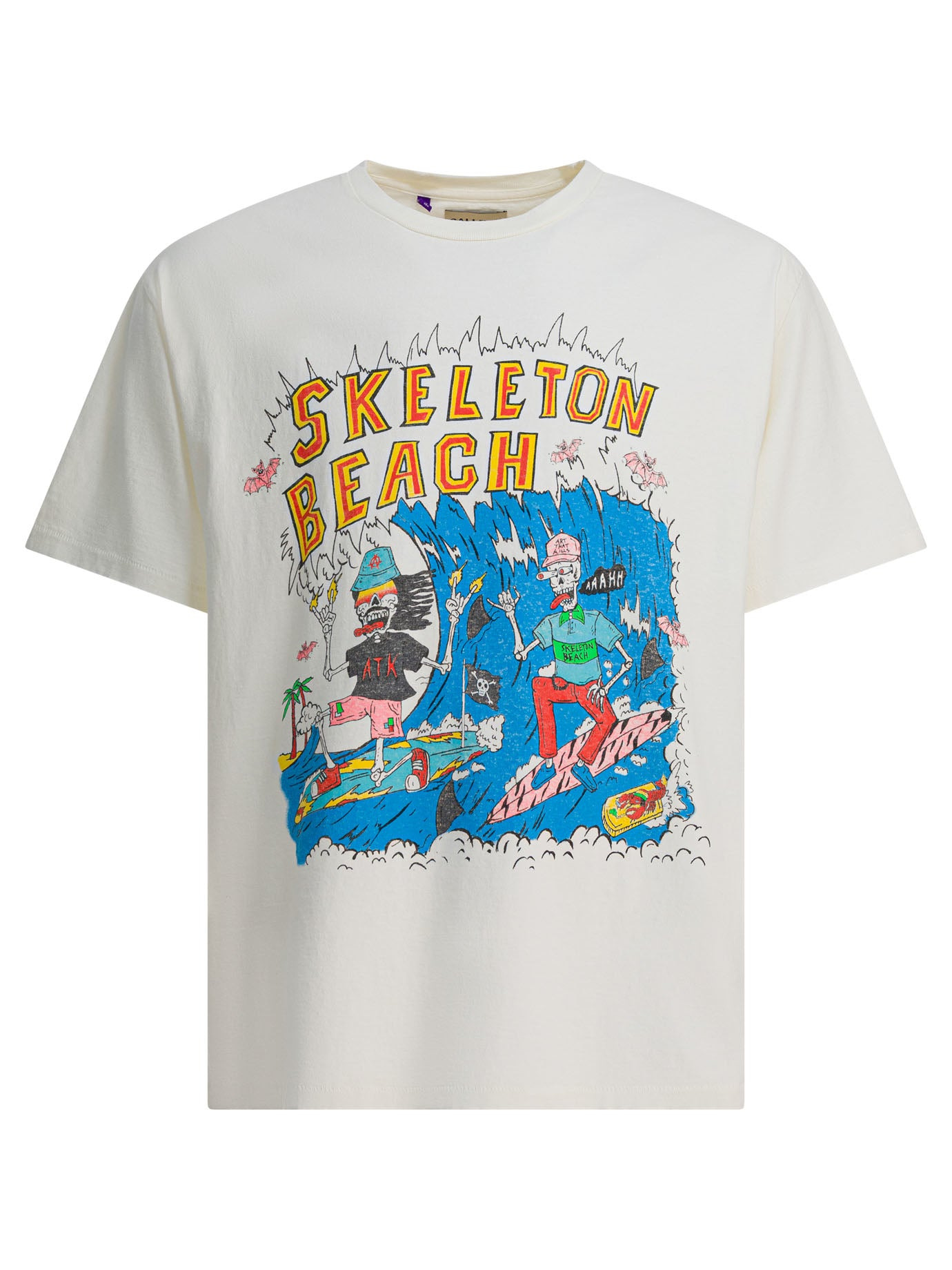 Skeleton Beach Surf T-Shirts White - 1