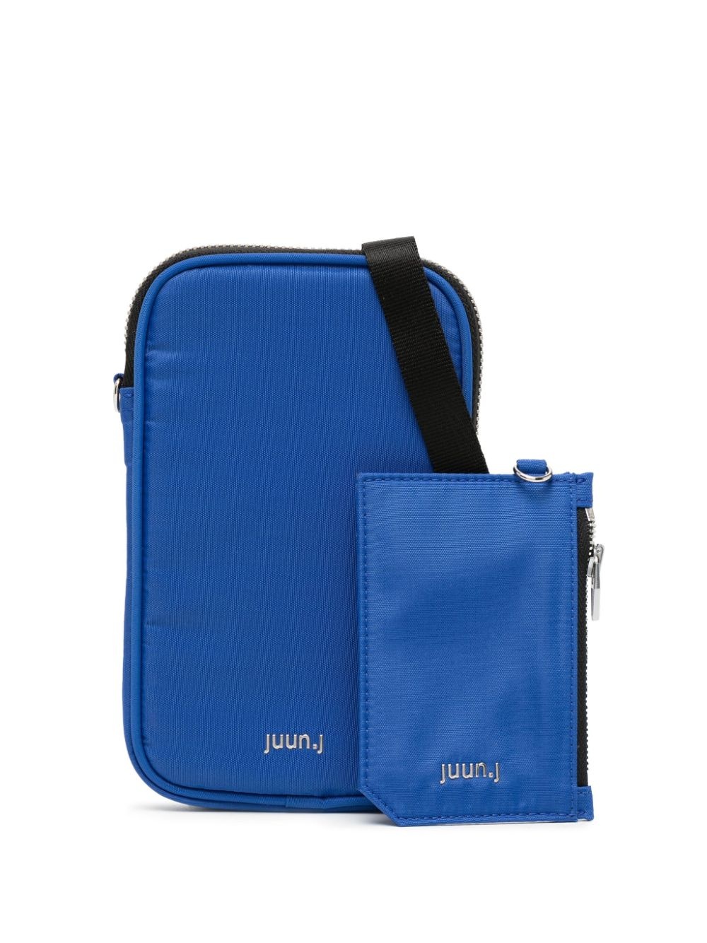 logo-plaque zip-up mini bag - 1