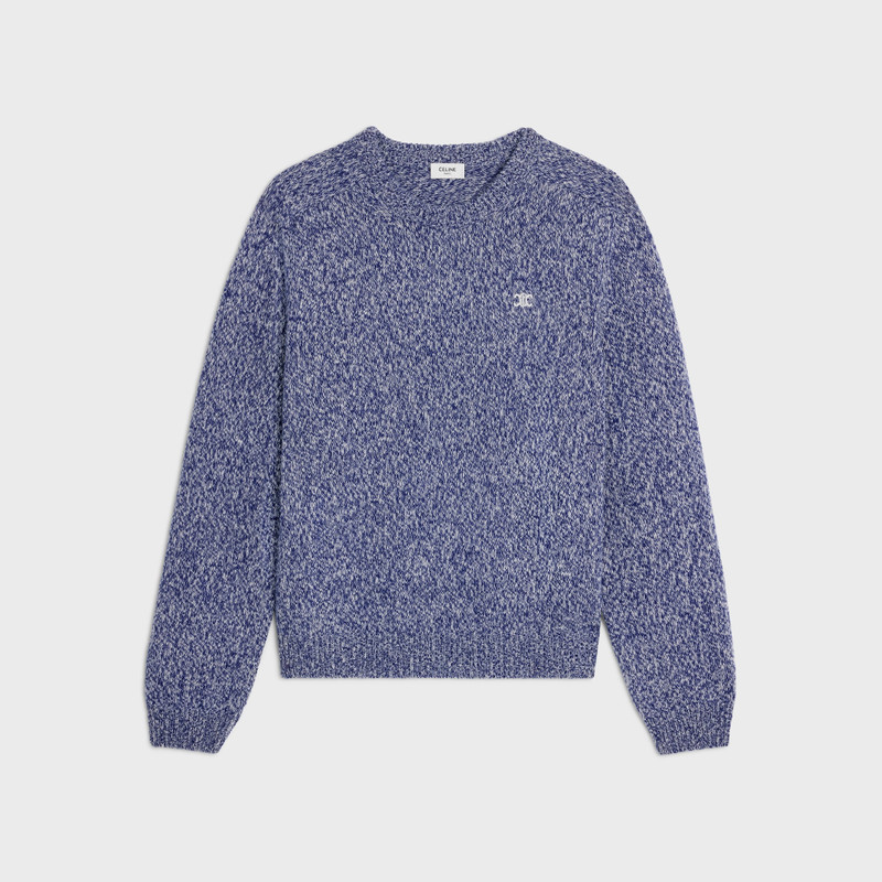 crewneck sweater IN WOOL AND CASHMERE 1