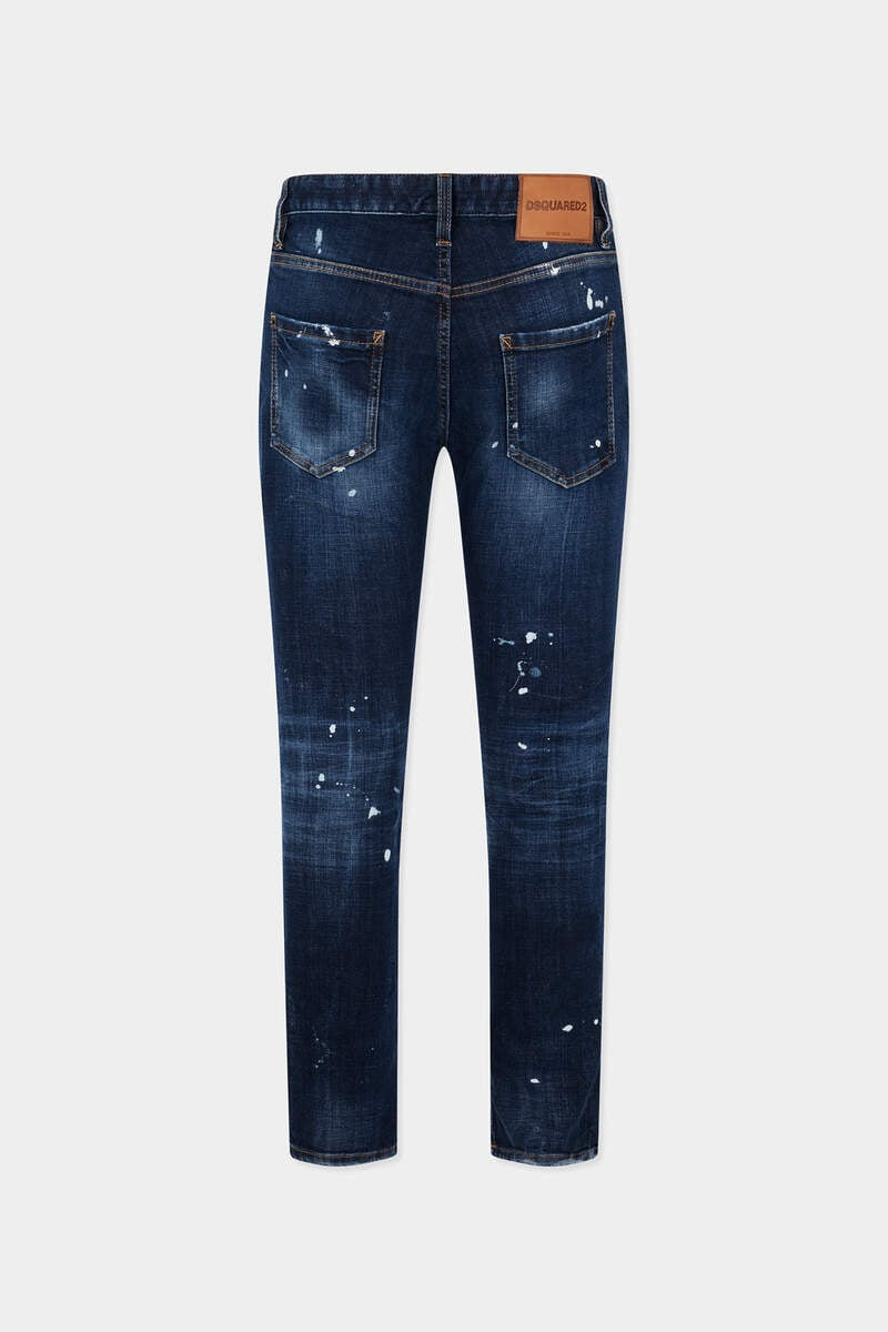 DSQUARED2 MEDIUM RED SPOTS WASH TEDDY JEANS outlook