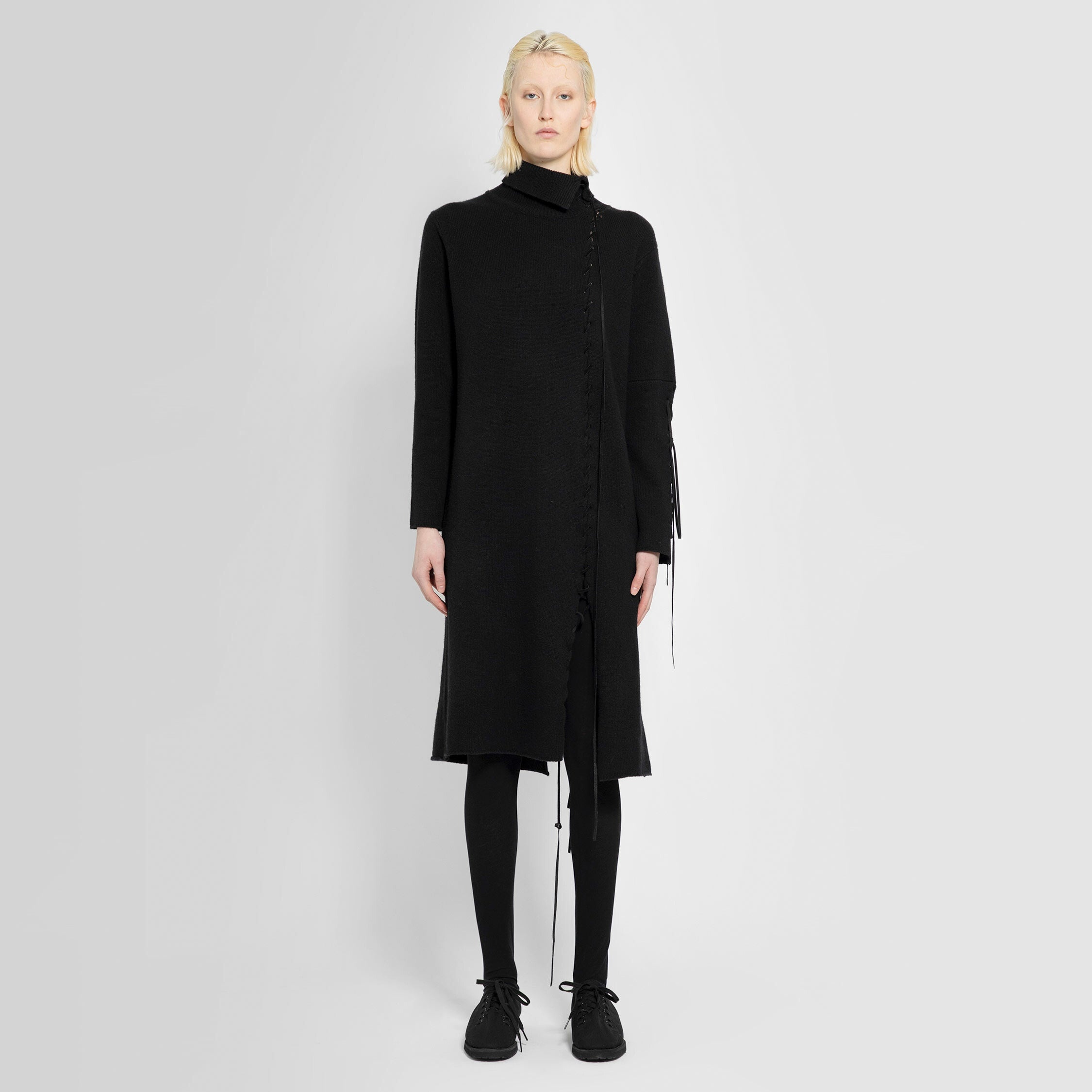 YOHJI YAMAMOTO WOMAN BLACK KNITWEAR - 6