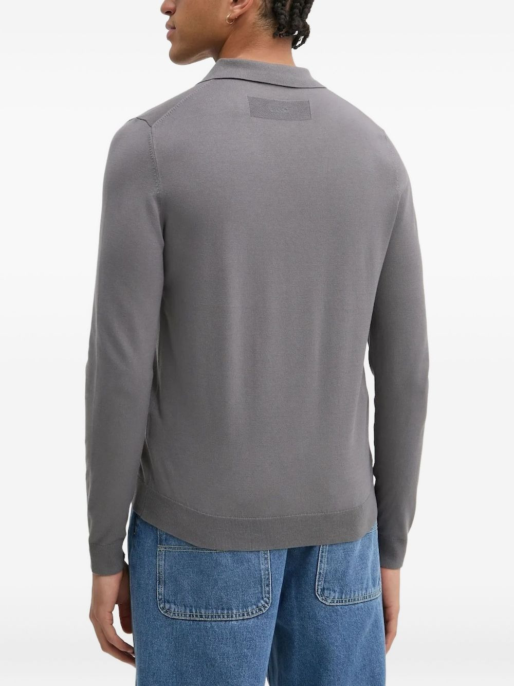 long-sleeve polo-neck sweater - 2