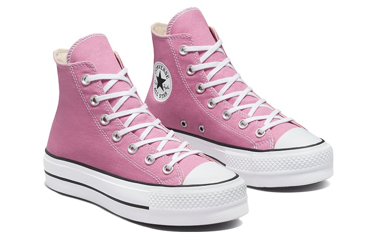 (WMNS) Converse Chuck Taylor All Star Lift High 'Magic Flamingo' 571631C - 3