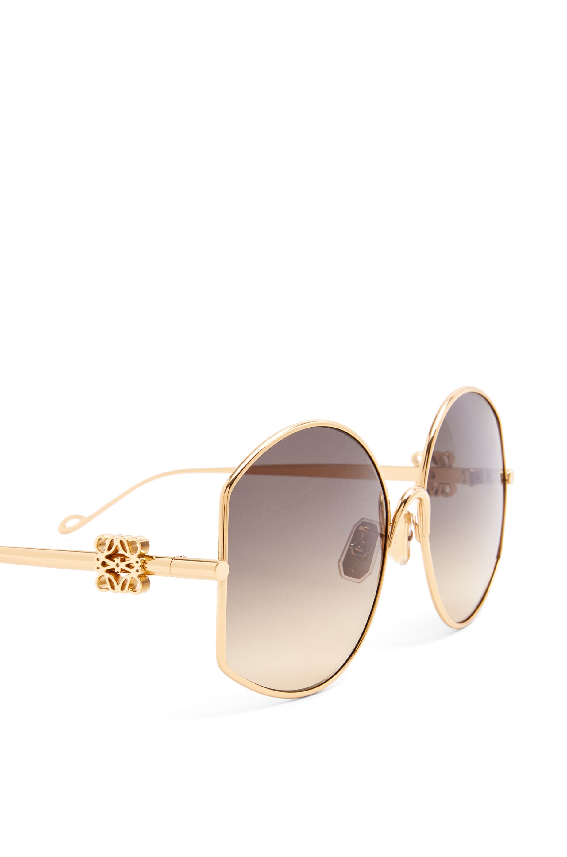 Oversize sunglasses in metal - 5