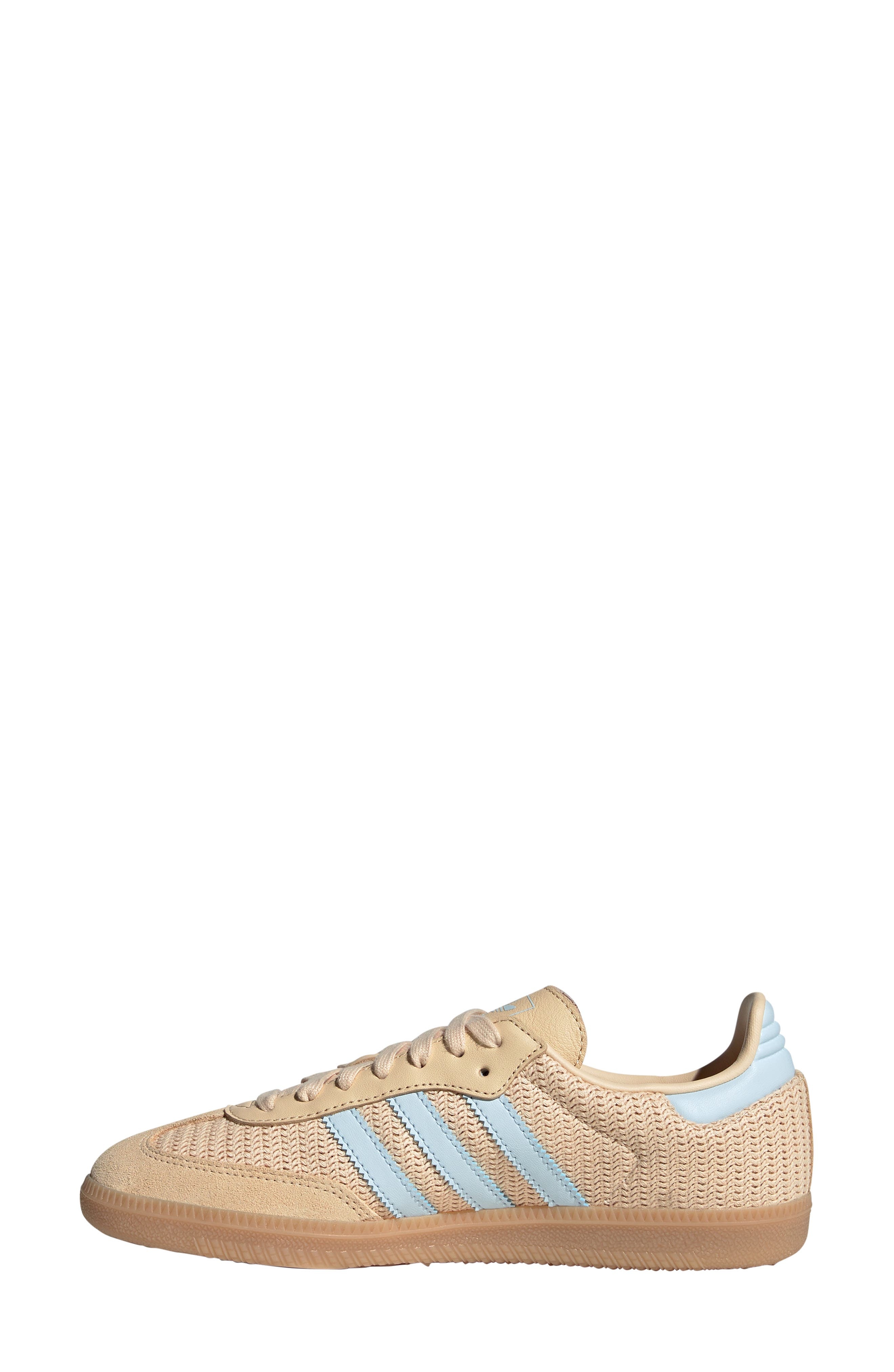 adidas Samba OG Sneaker in Sand Strata/Sky Tint at Nordstrom - 6