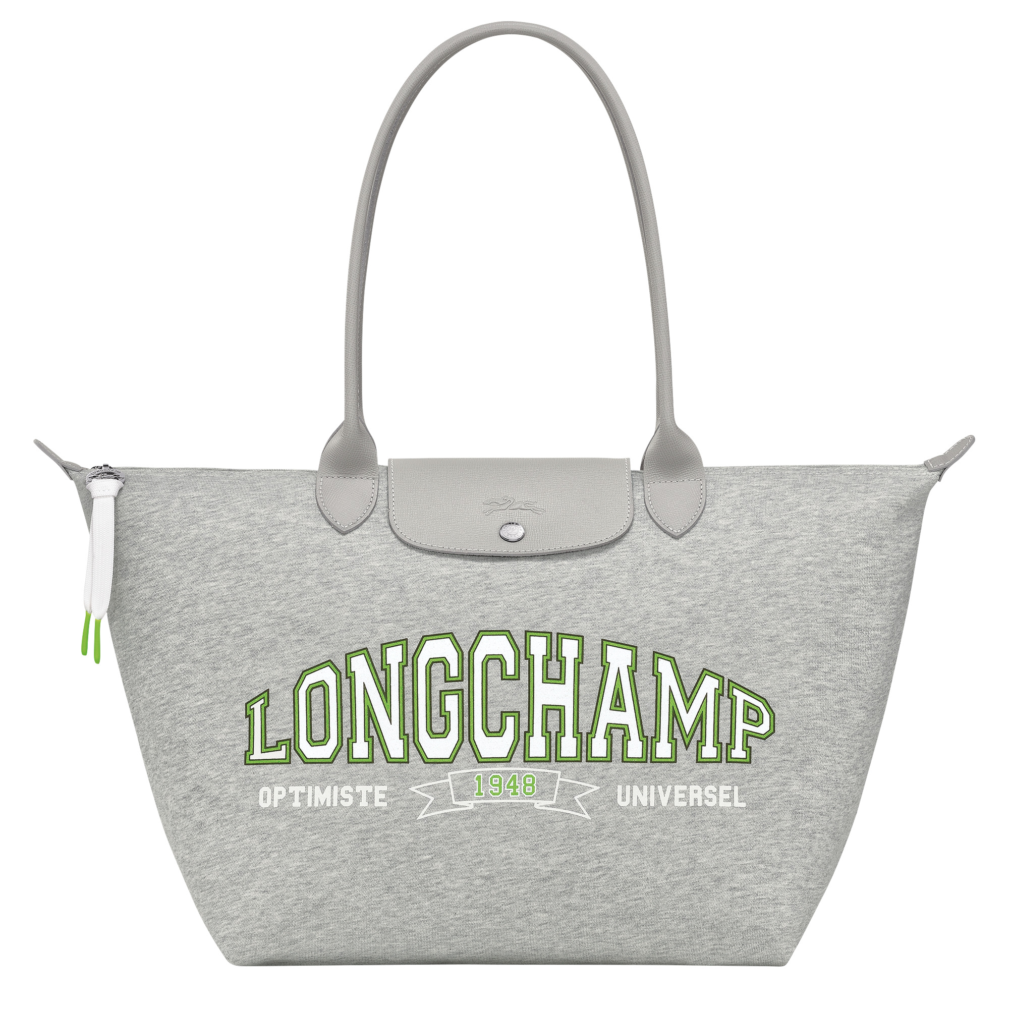 Longchamp handbag grey popular