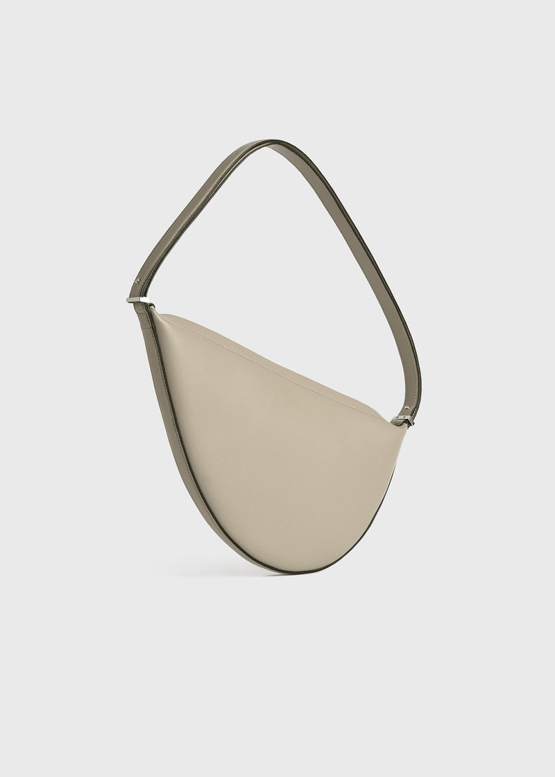 Leather scooped sling fawn 4