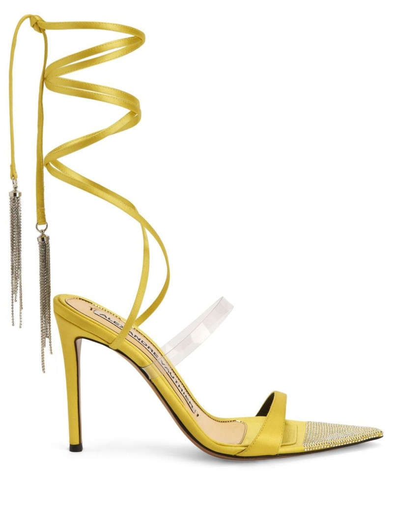 ankle-strap 105mm leather sandals 1