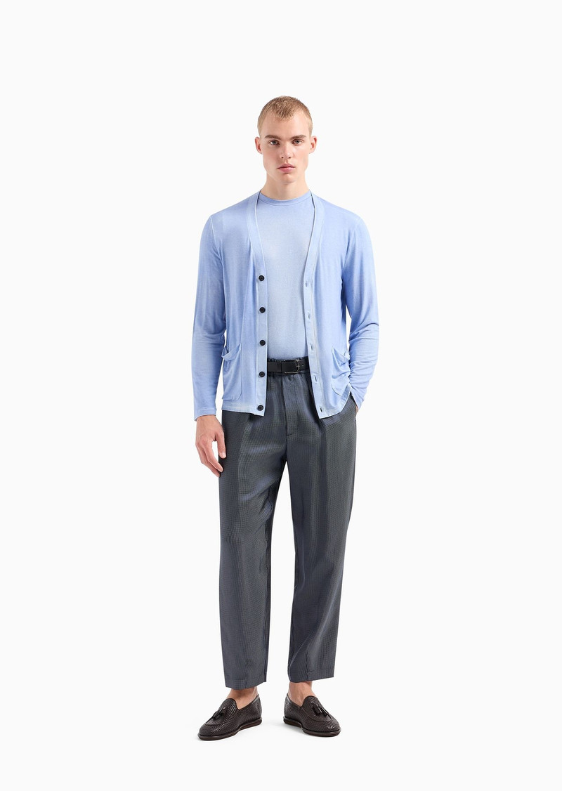 GIORGIO ARMANI Modal blend jersey crew-neck T-shirt outlook