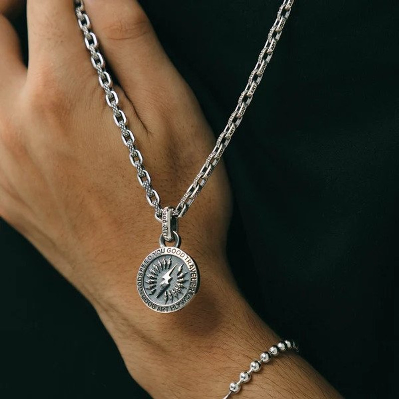 Iron Heart CS-PEQ-GB-24 GOOD ART HLYWD Pequeño Chain Goosebumps At 24" - Sterling Silver outlook