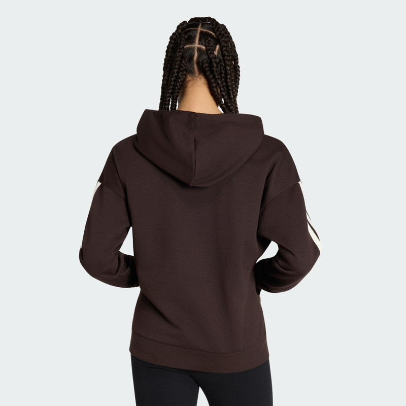 ESSENTIALS 3-Stripes FLEECE HOODIE 3