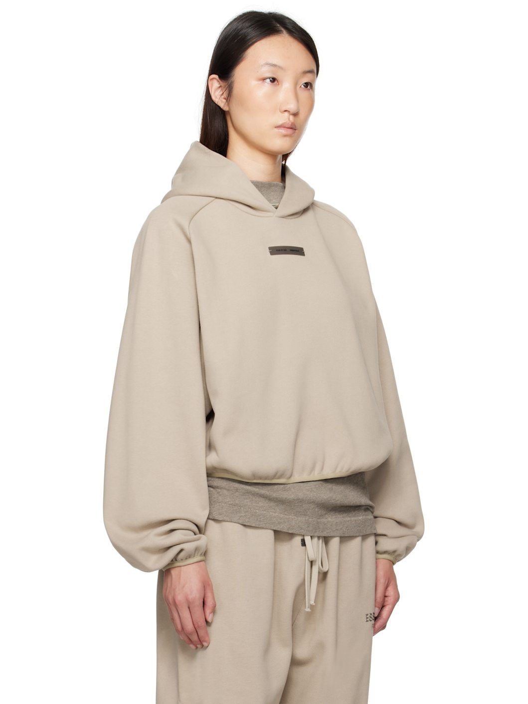 Taupe Modern Fit Hoodie - 2