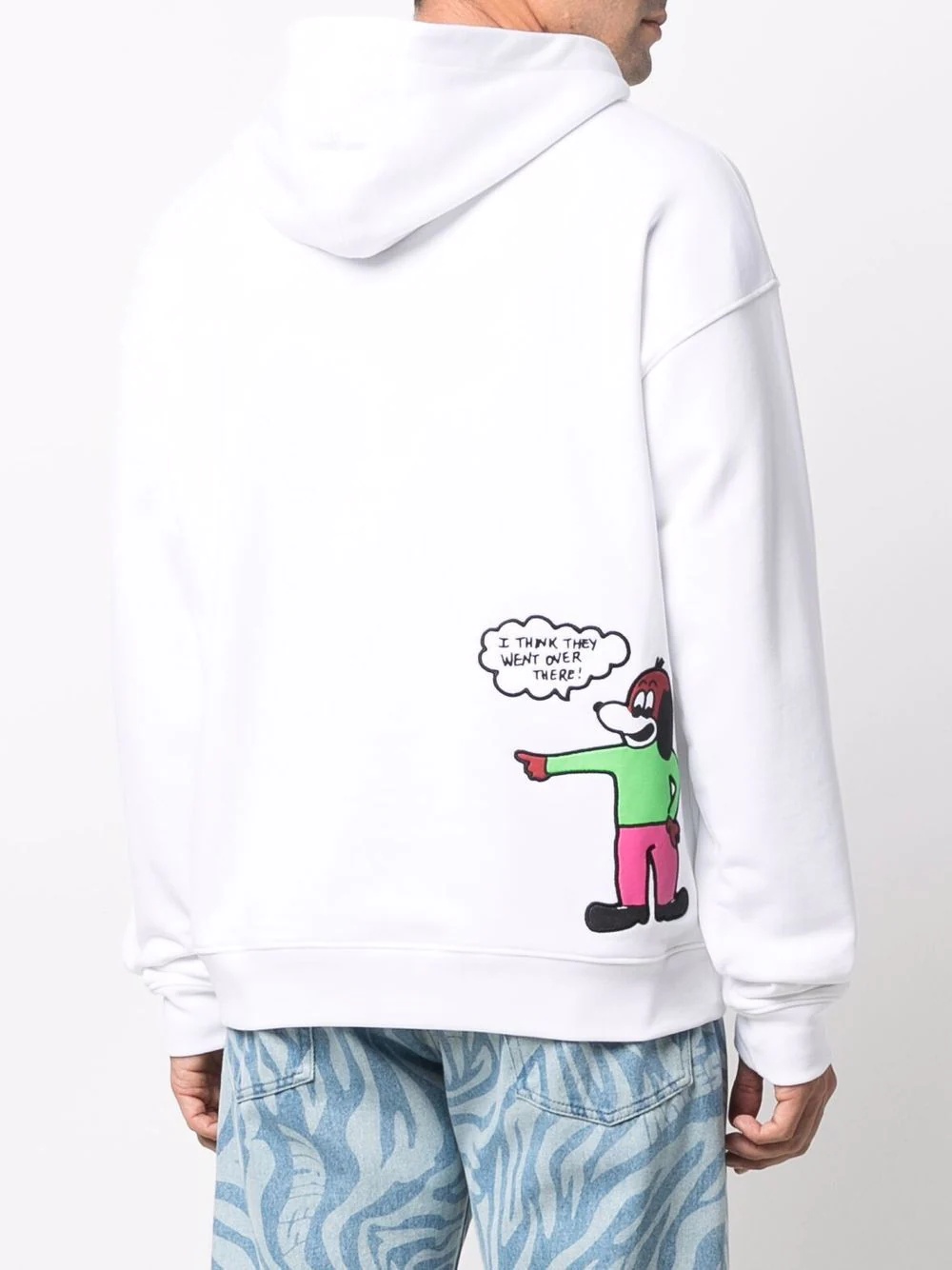 logo illustration hoodie - 4