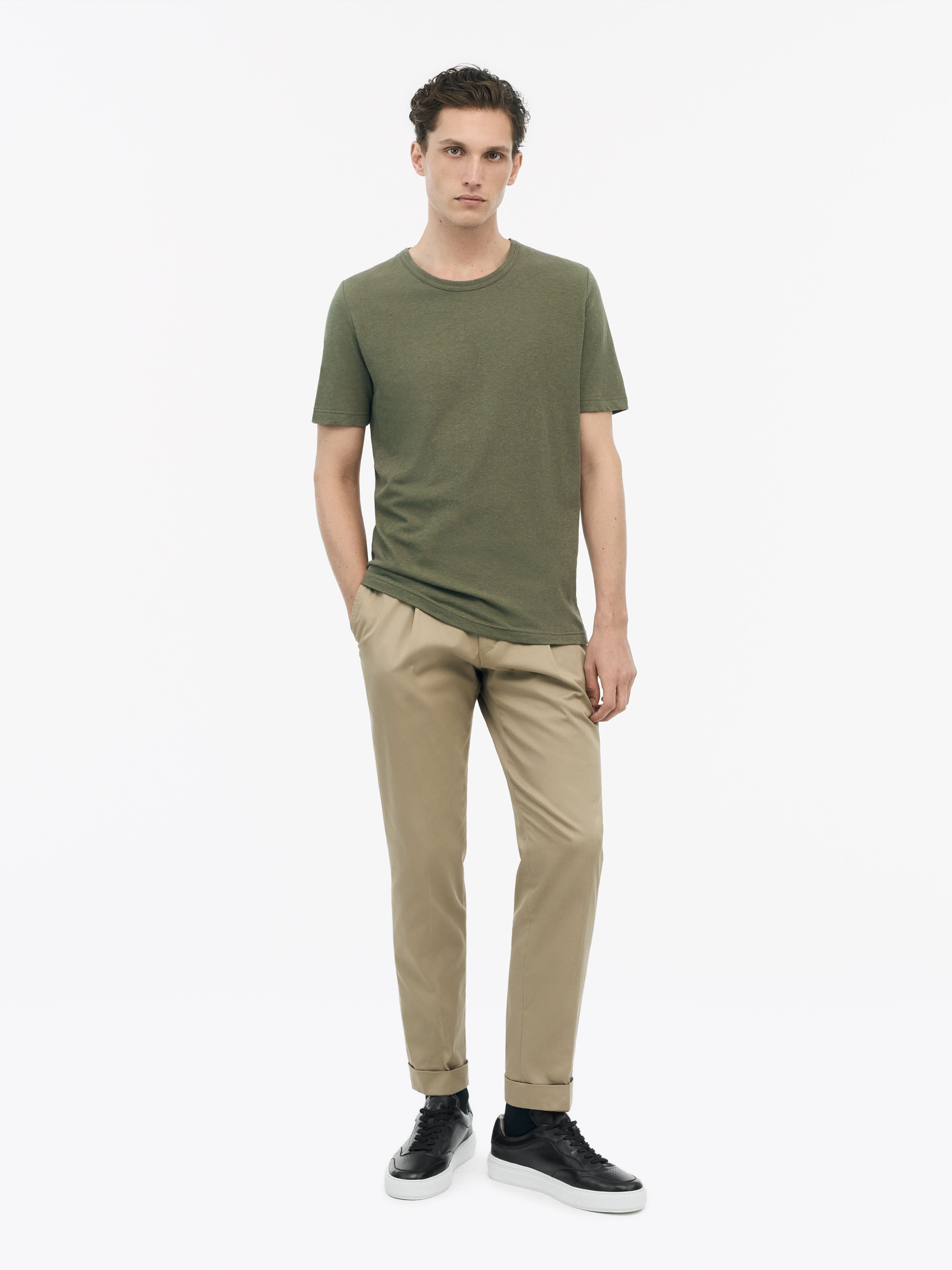 Olaf L Linen Blend T-Shirt - 2