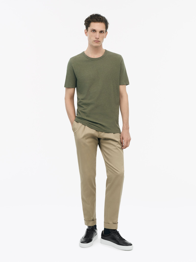 TIGER OF SWEDEN Olaf L Linen Blend T-Shirt outlook