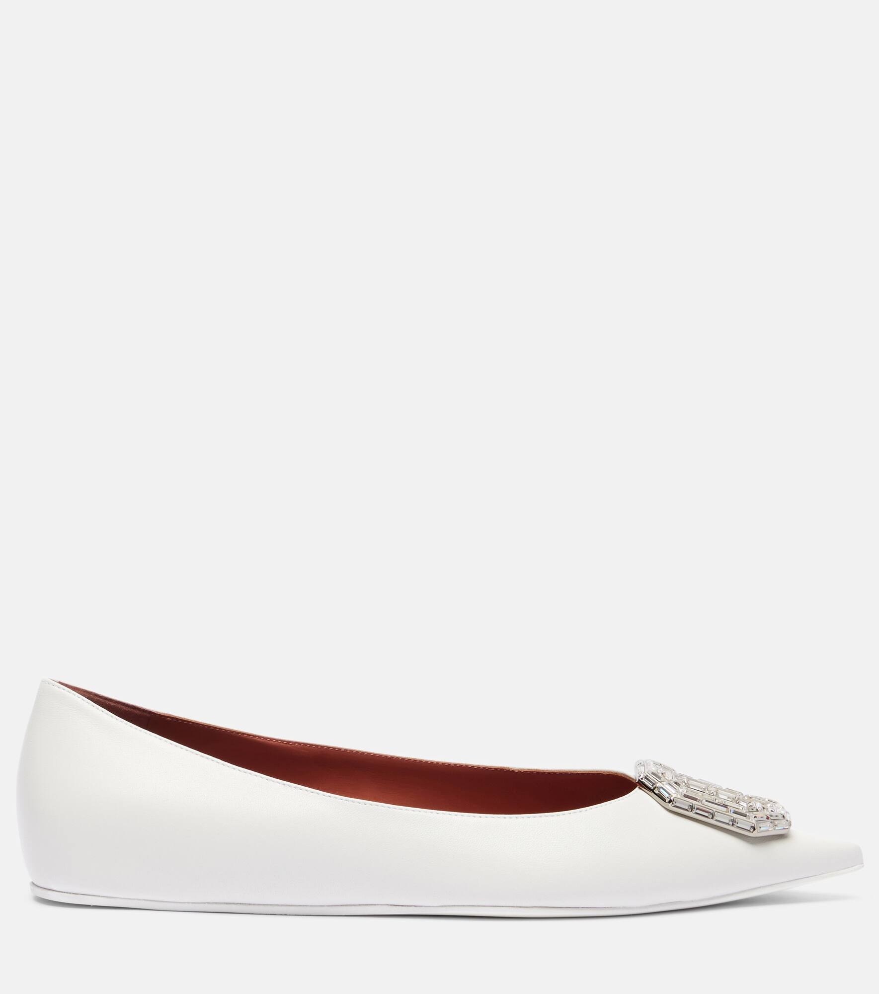 Camelia leather ballet flats - 4