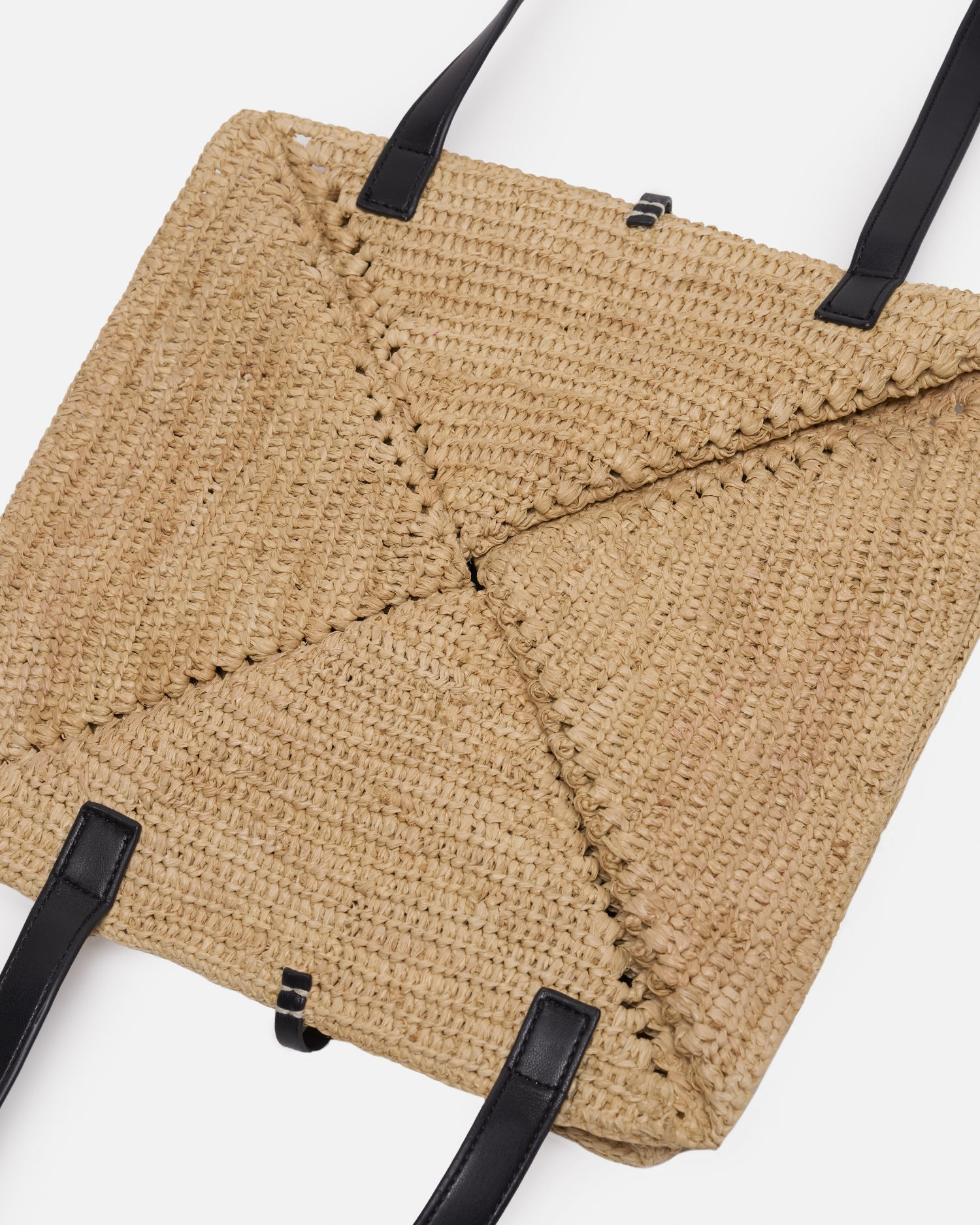 Raffia Charm Tote - 7