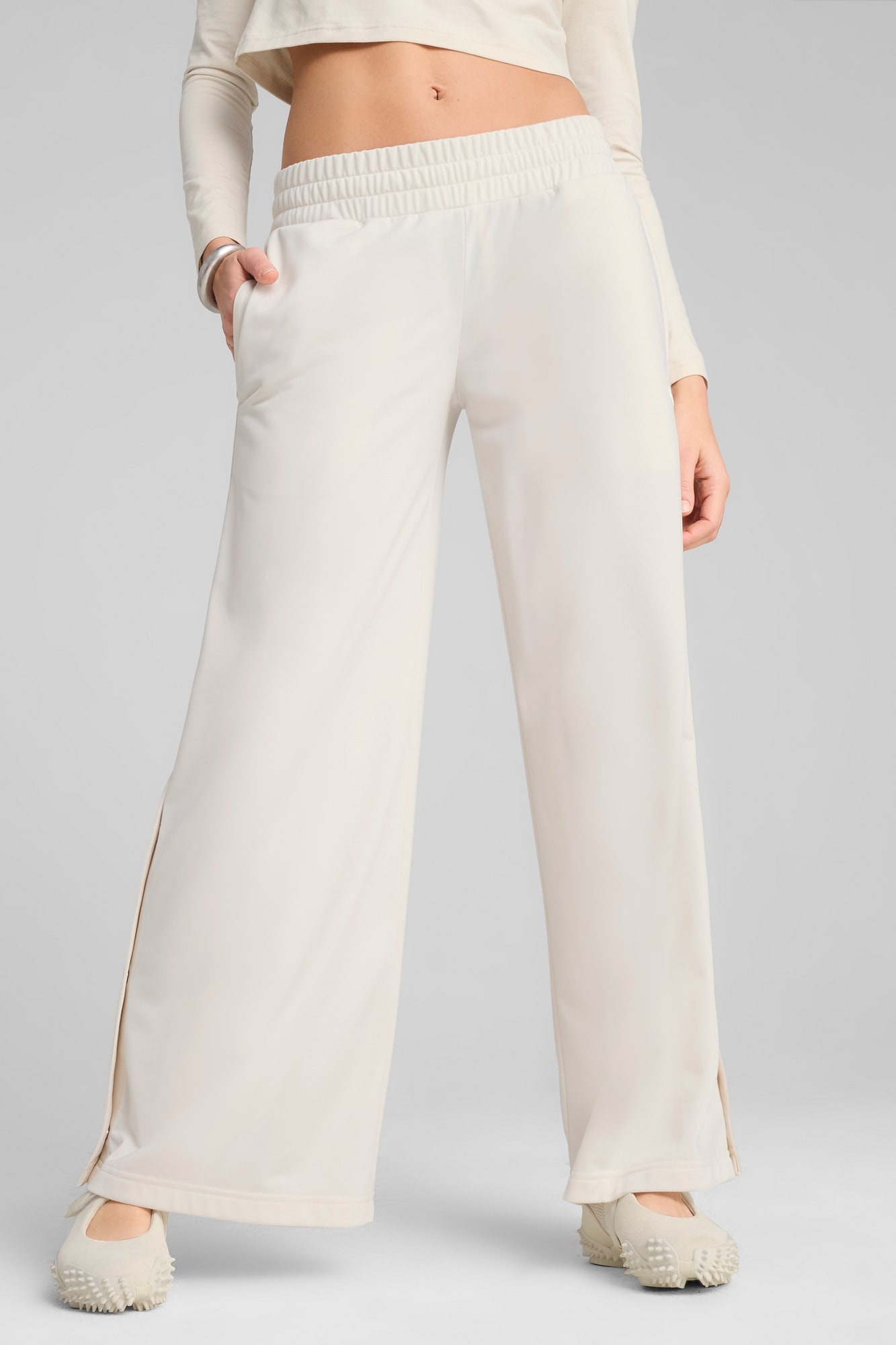 Wardrobe Essentials Women's Low Rise Popper Pants - 3