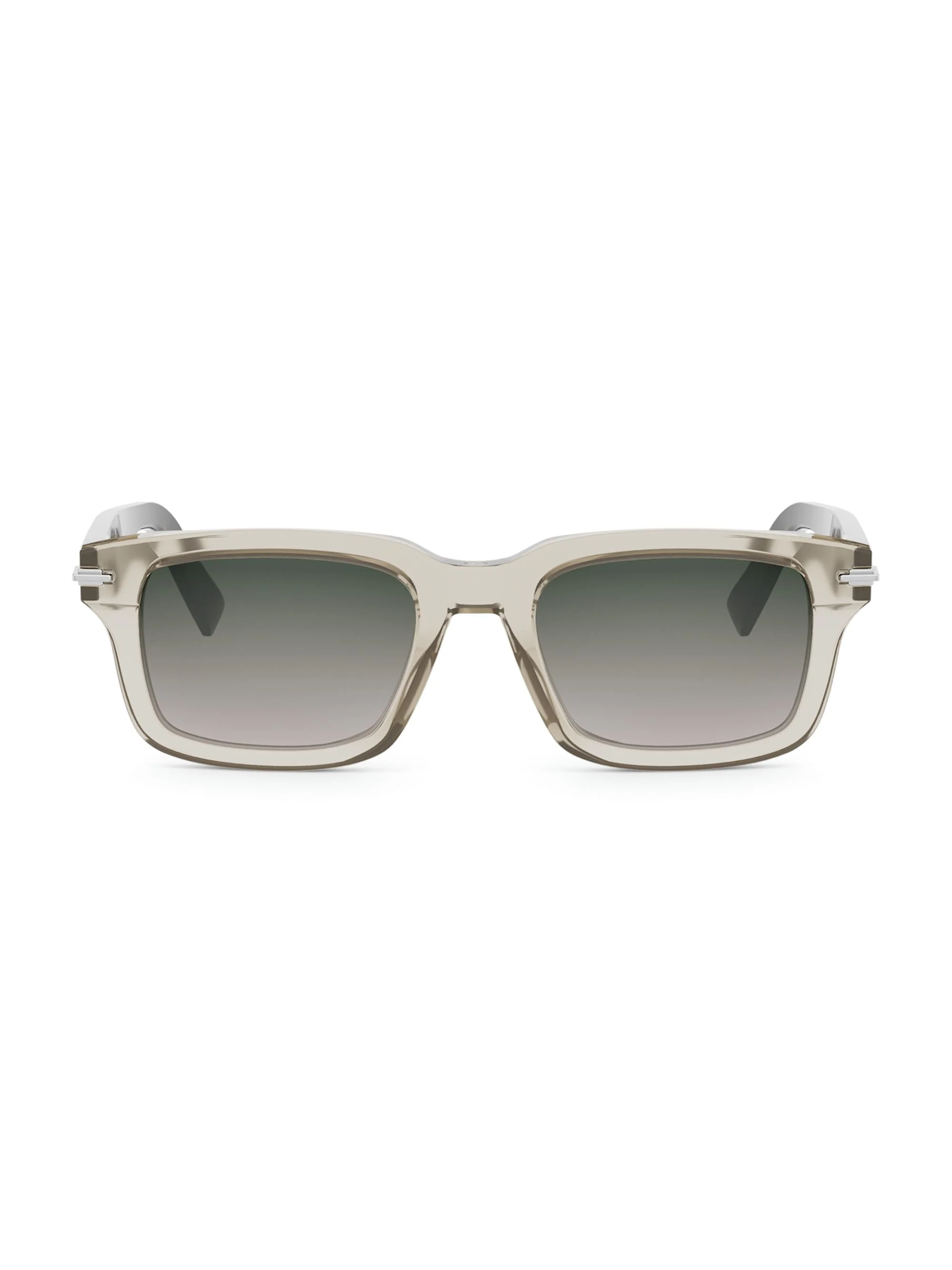 Men's DiorBlackSuit S16I Rectangular Sunglasses - Beige And Gradient Green - 1